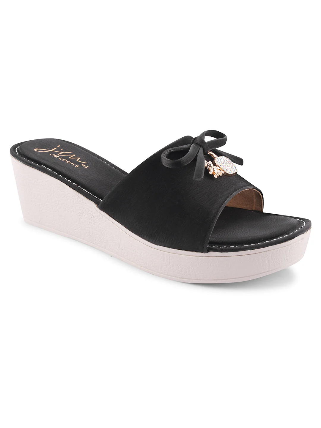 Jm Looks Stylish Wedge Slides for Women & Girls - Image 11