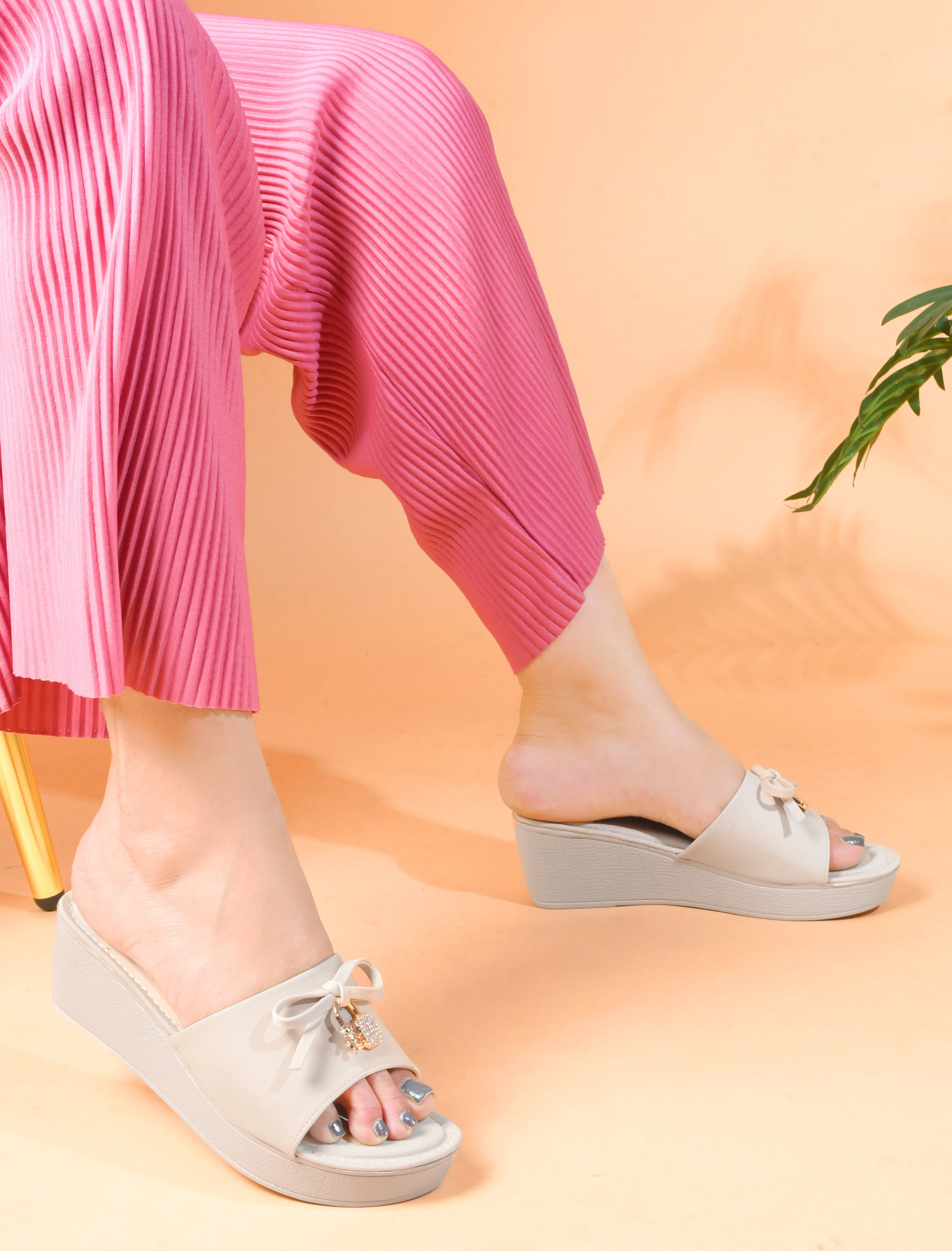 Jm Looks Stylish Wedge Slides for Women & Girls - Image 15