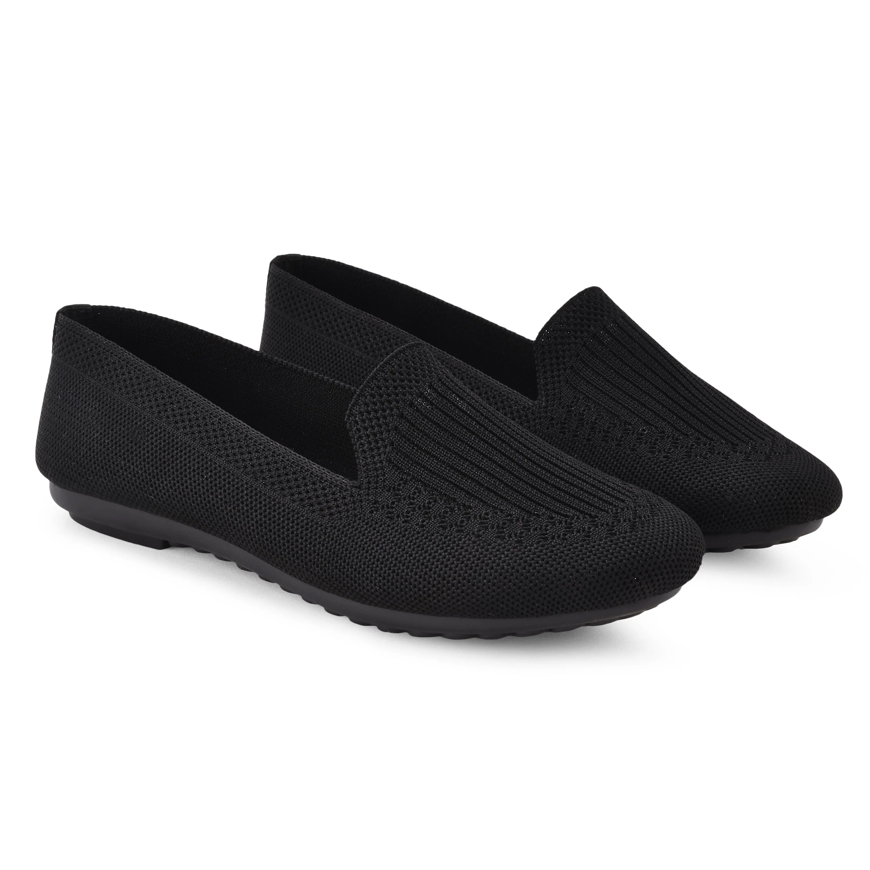 Jm Looks Women's Knit Slip-On Loafers - Image 5