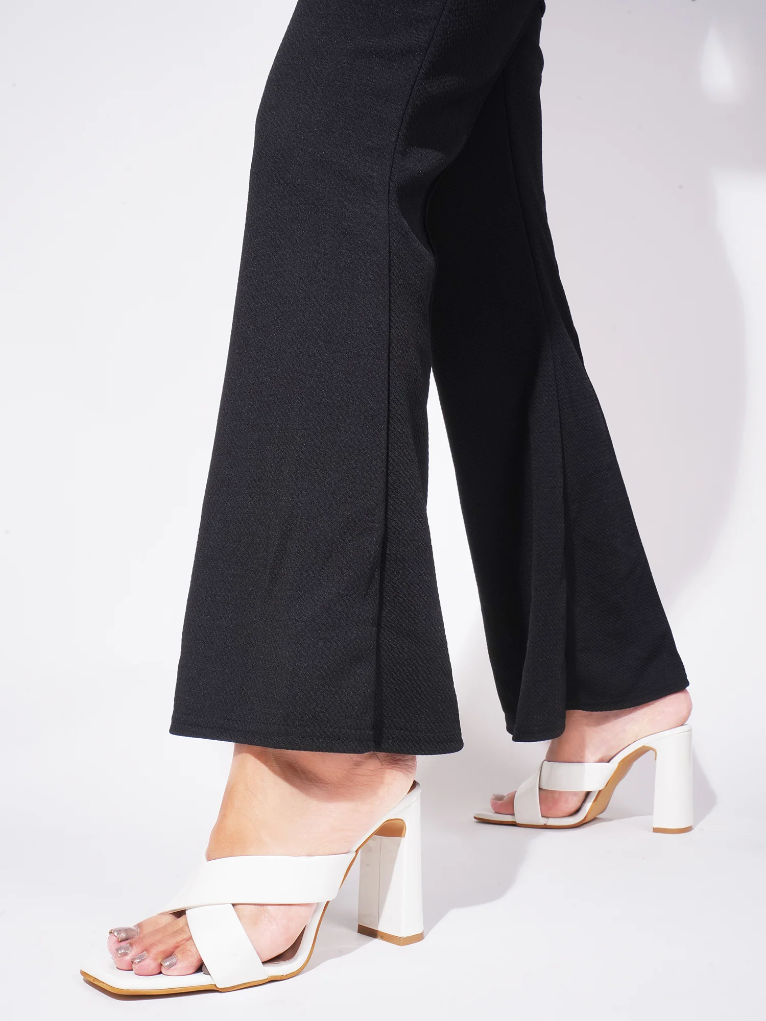 JM Looks Criss-Cross Block Heeled Sandals - Image 7