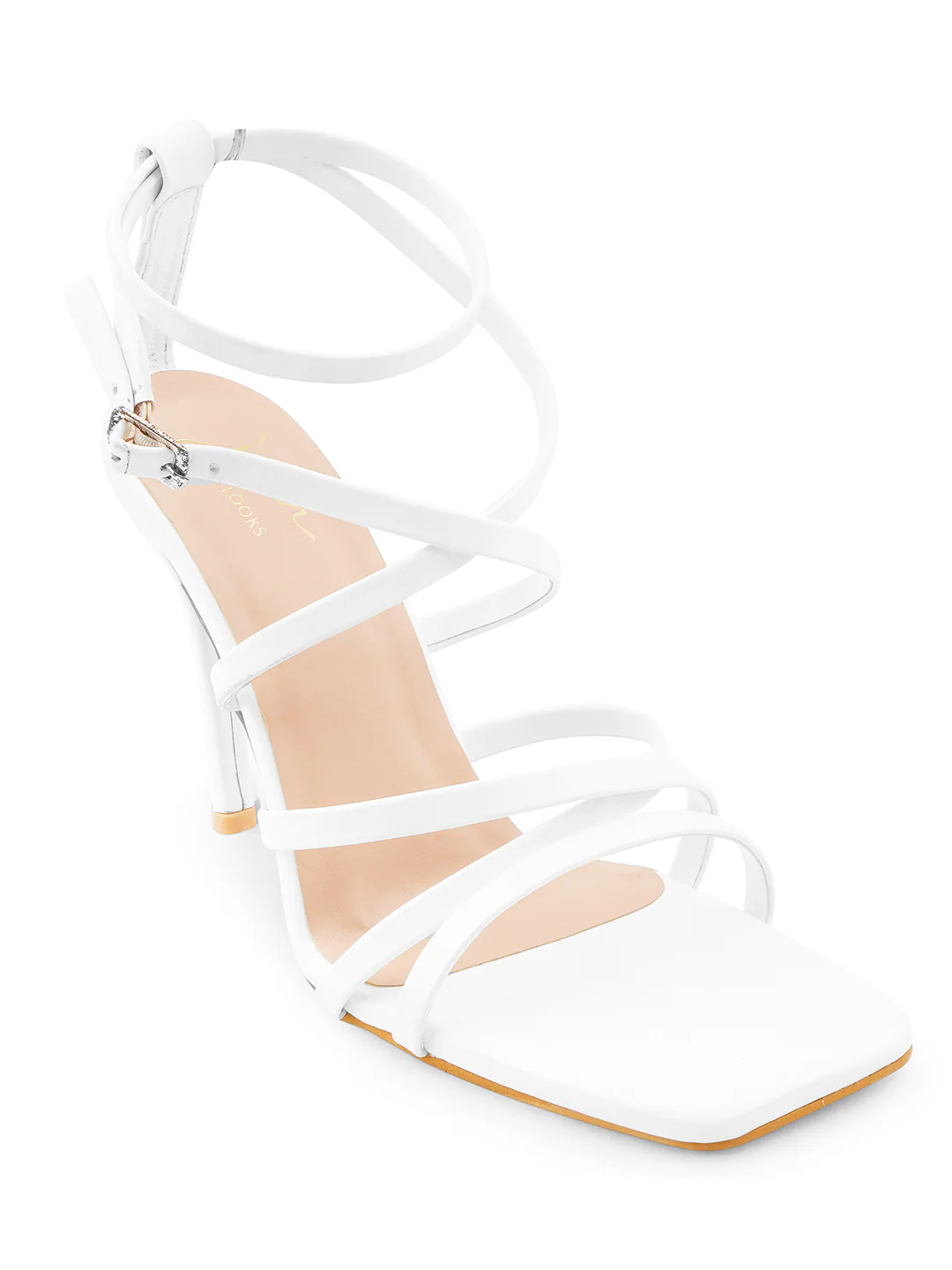 Criss-Cross Stiletto Heeled Sandals - Image 18