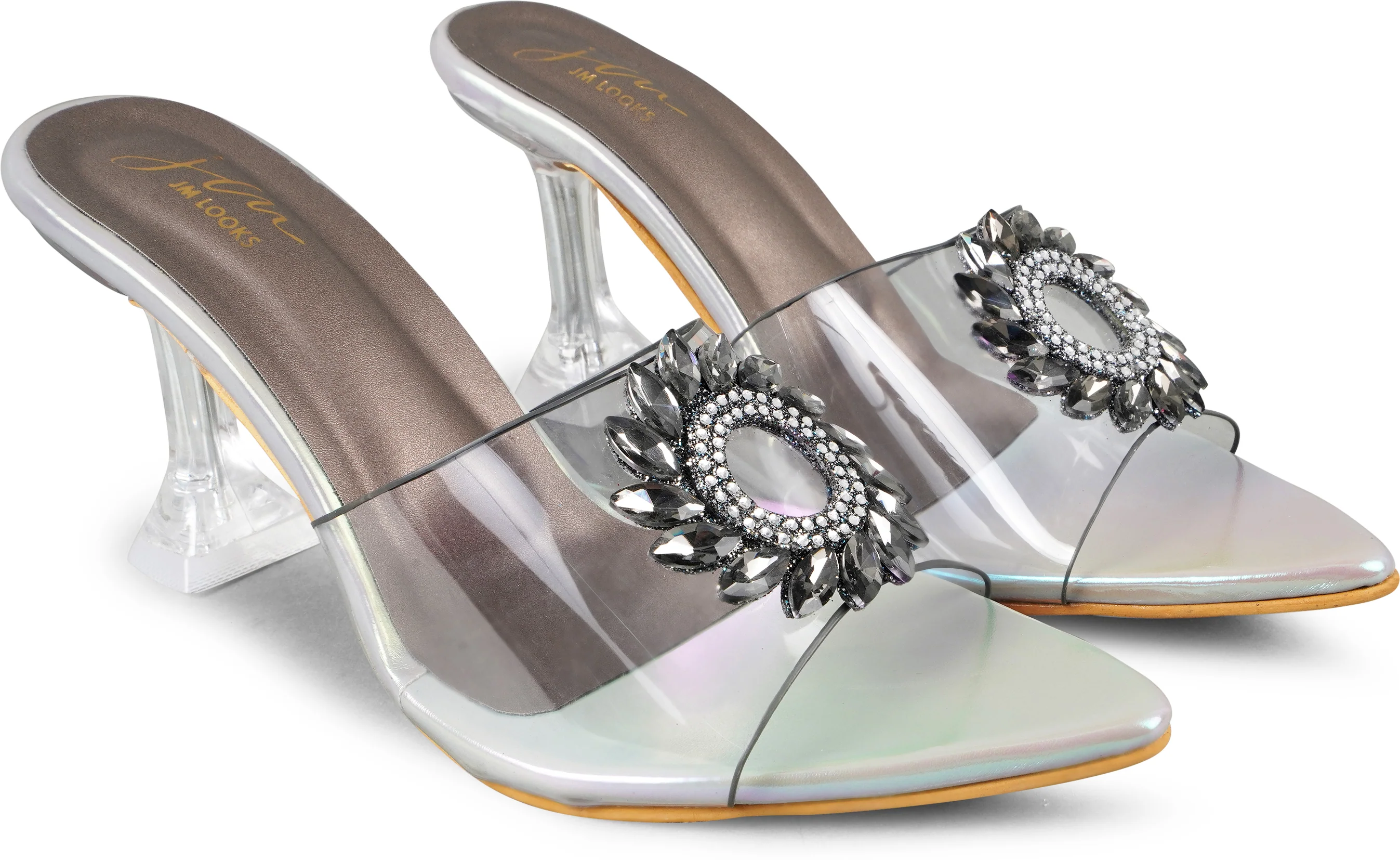 Embellished Kitten Heeled Sandals - Image 10