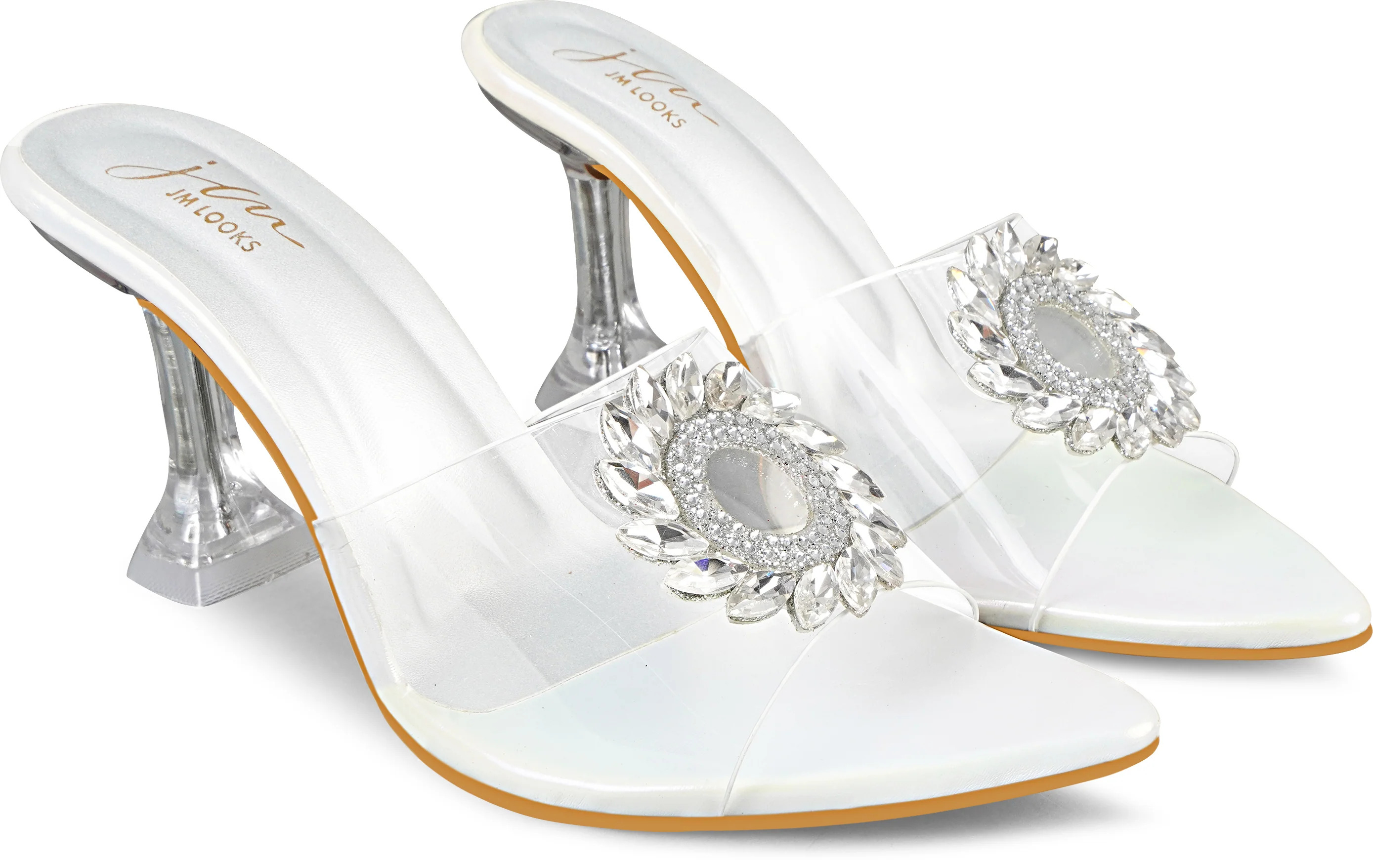 Embellished Kitten Heeled Sandals - Image 15