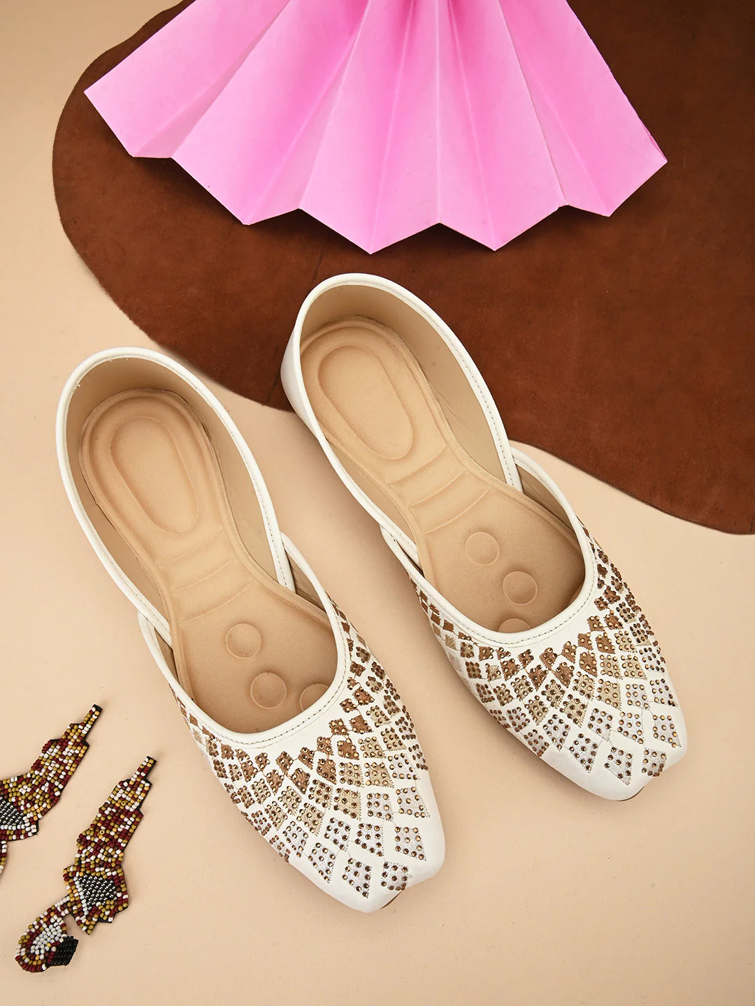 Embellished Slip-On Flat jutti - Image 19