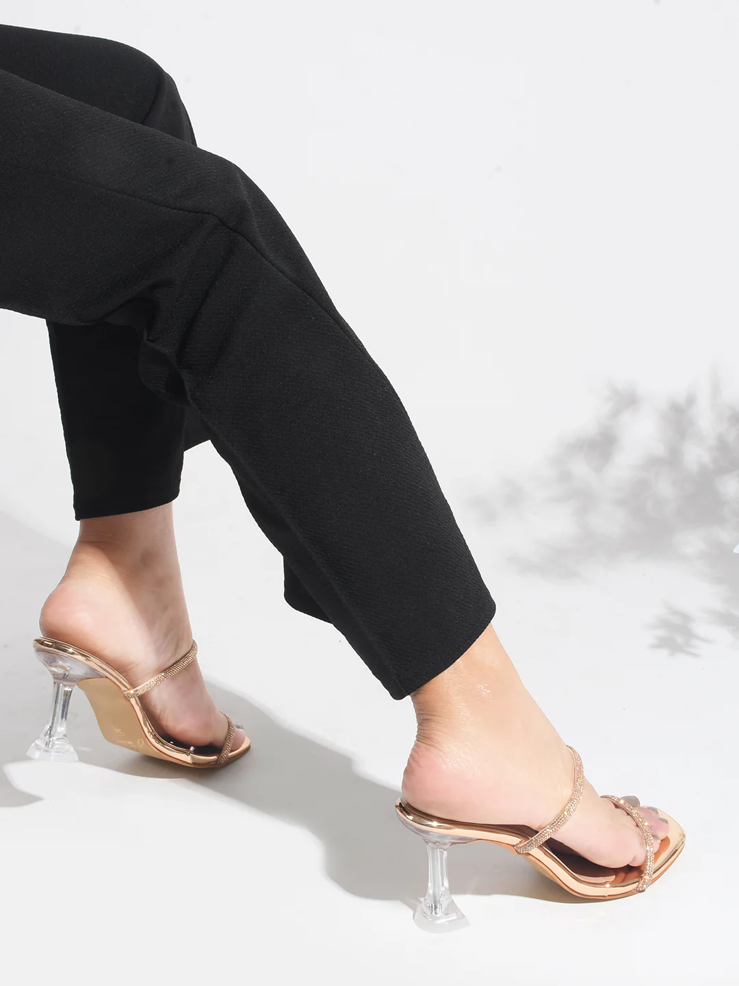 Embellished Slip-On Kitten Heeled Sandals - Image 14