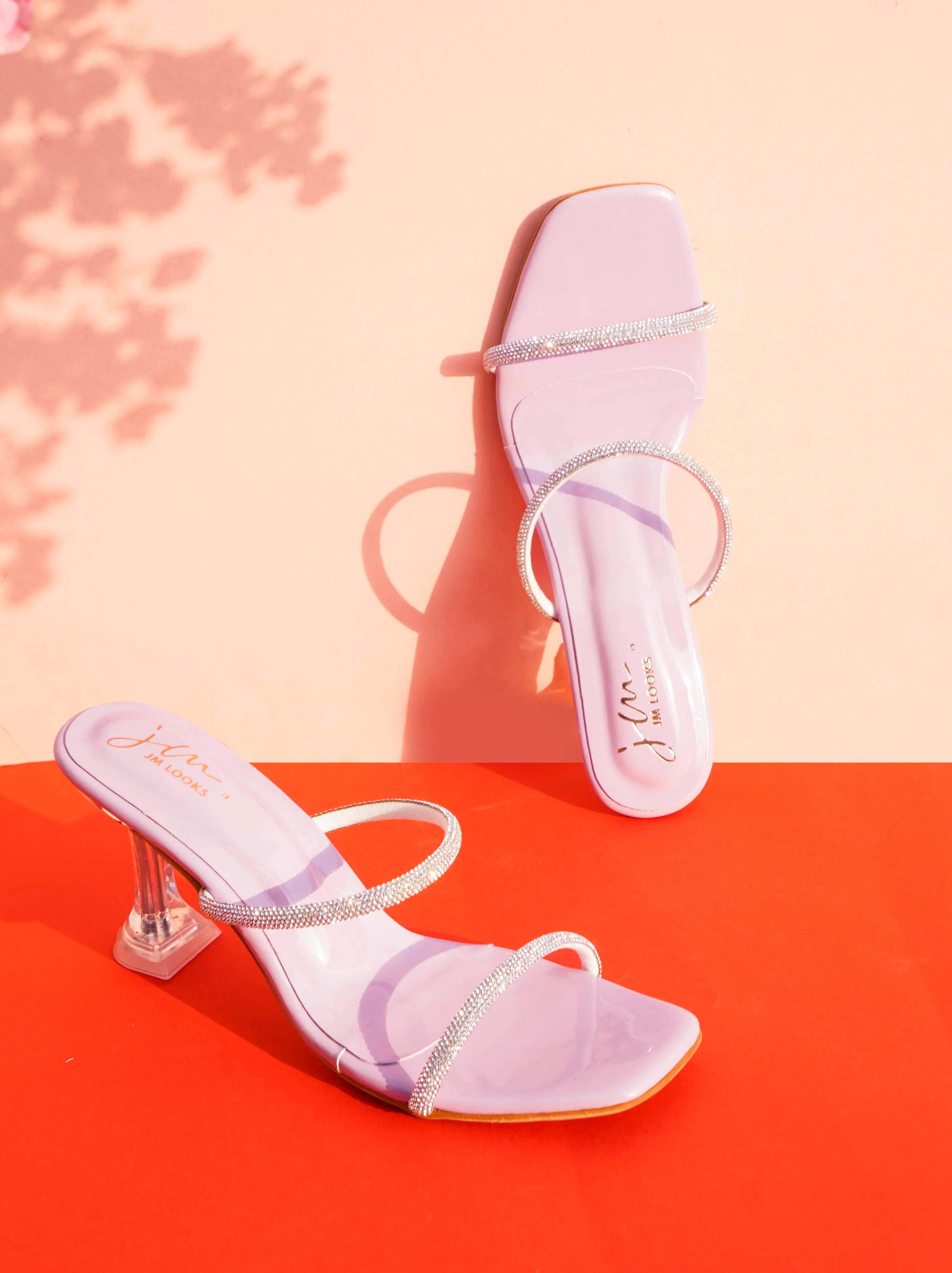 Embellished Slip-On Kitten Heeled Sandals - Image 25