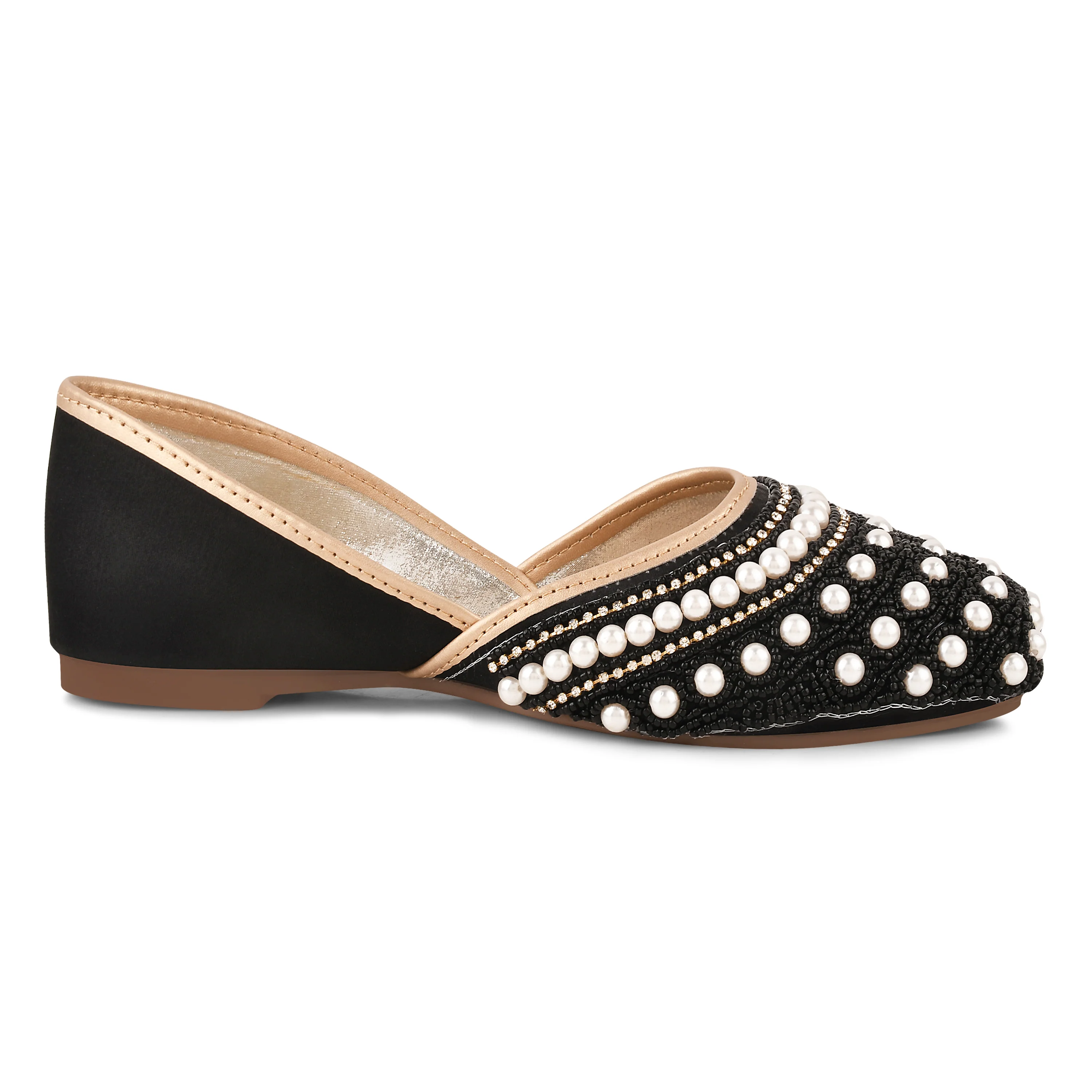 Ethnic Embellished Square Toe Jutti - Image 11