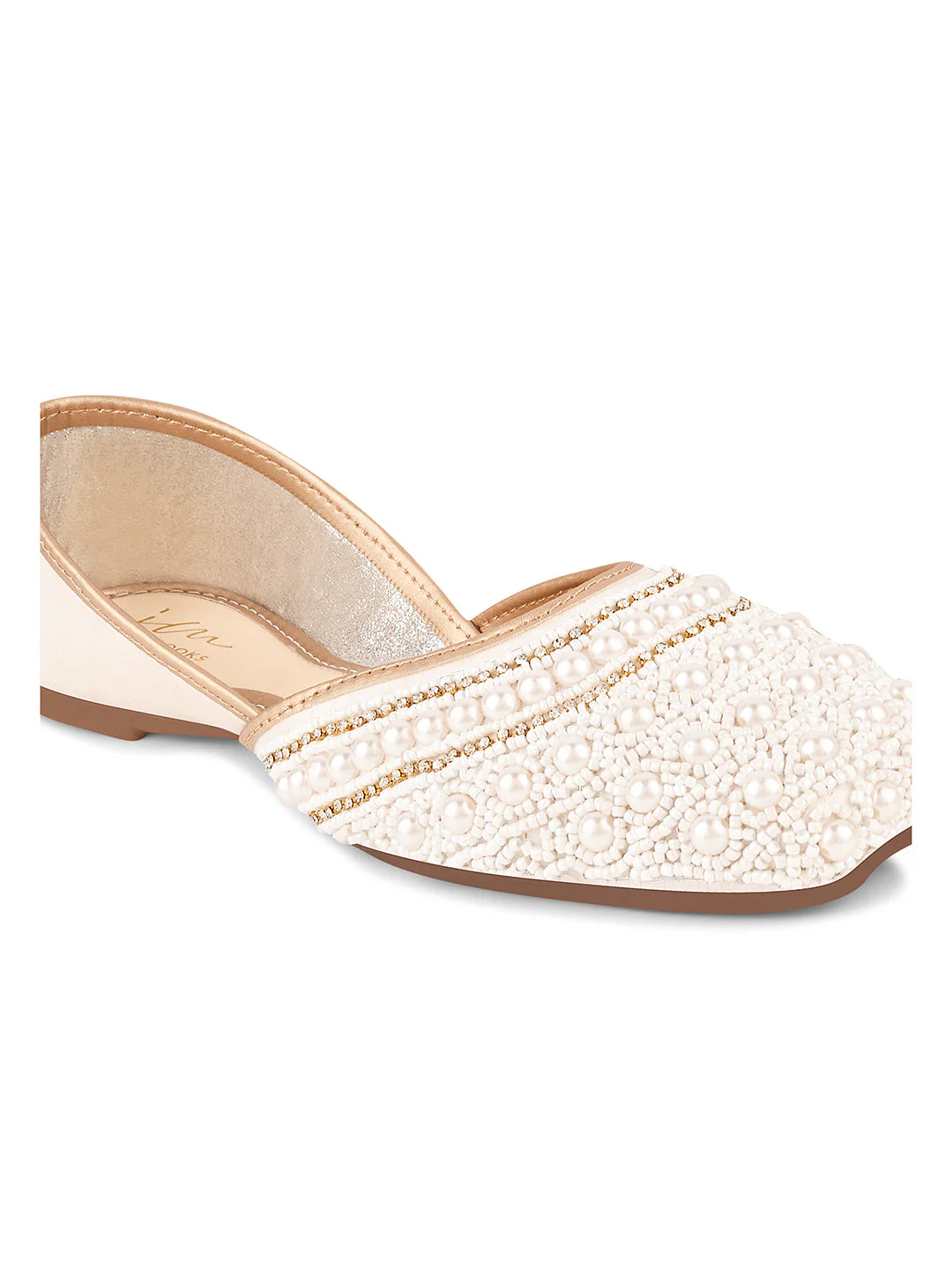 Ethnic Embellished Square Toe Jutti - Image 17