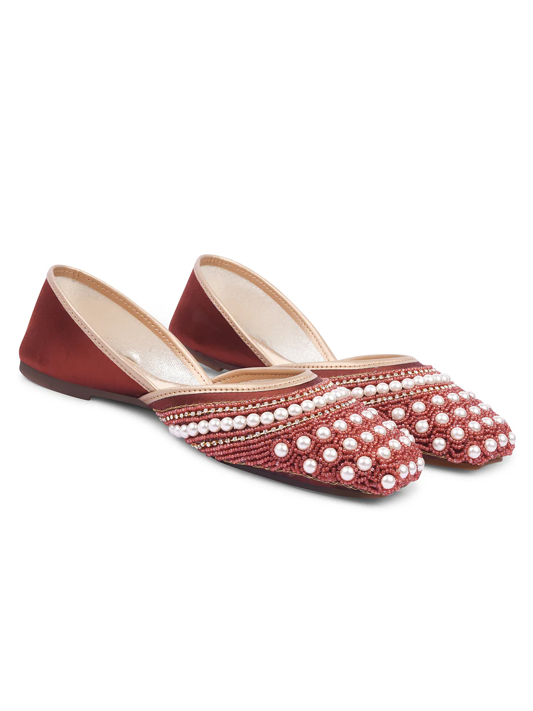 Ethnic Embellished Square Toe Jutti - Image 22