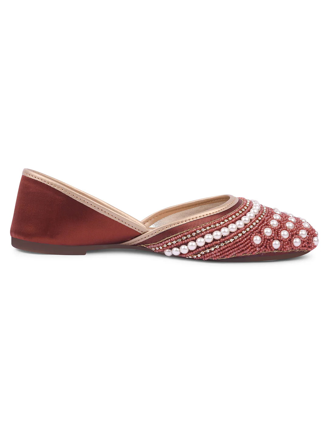 Ethnic Embellished Square Toe Jutti - Image 23