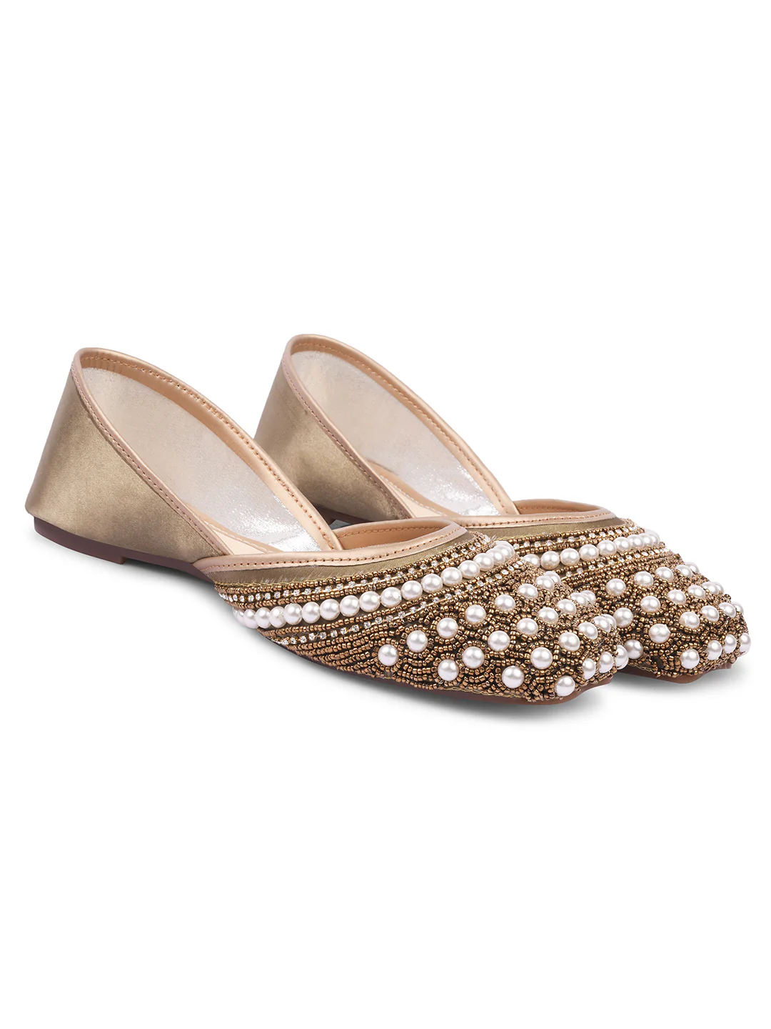 Ethnic Embellished Square Toe Jutti - Image 28