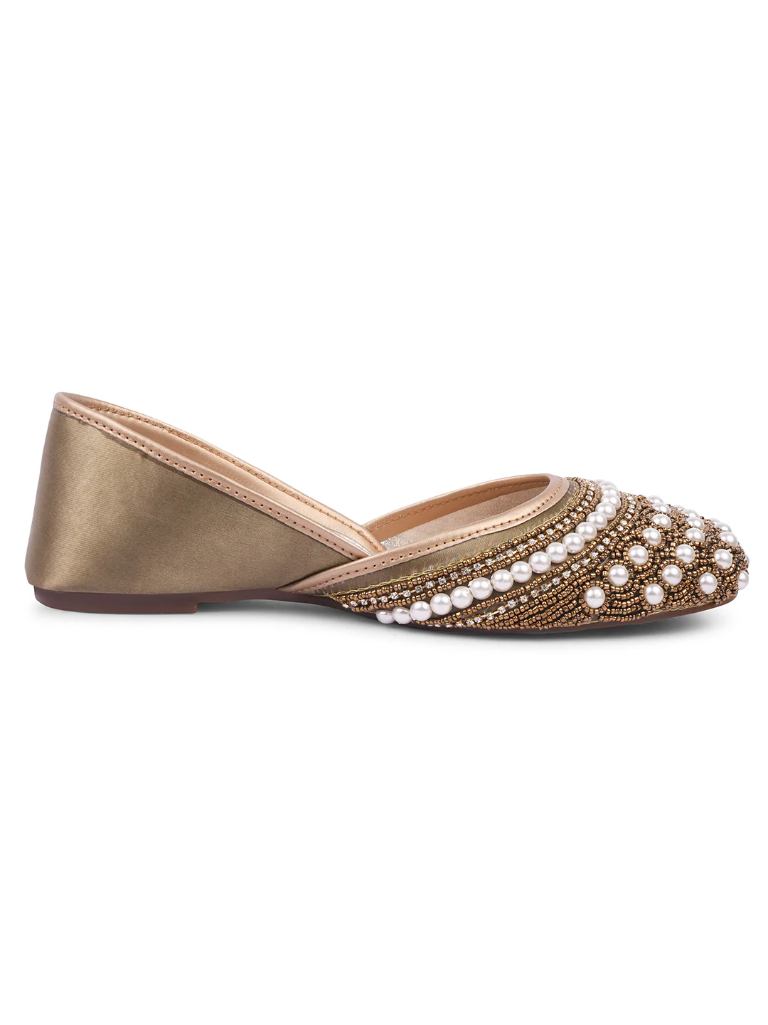 Ethnic Embellished Square Toe Jutti - Image 29