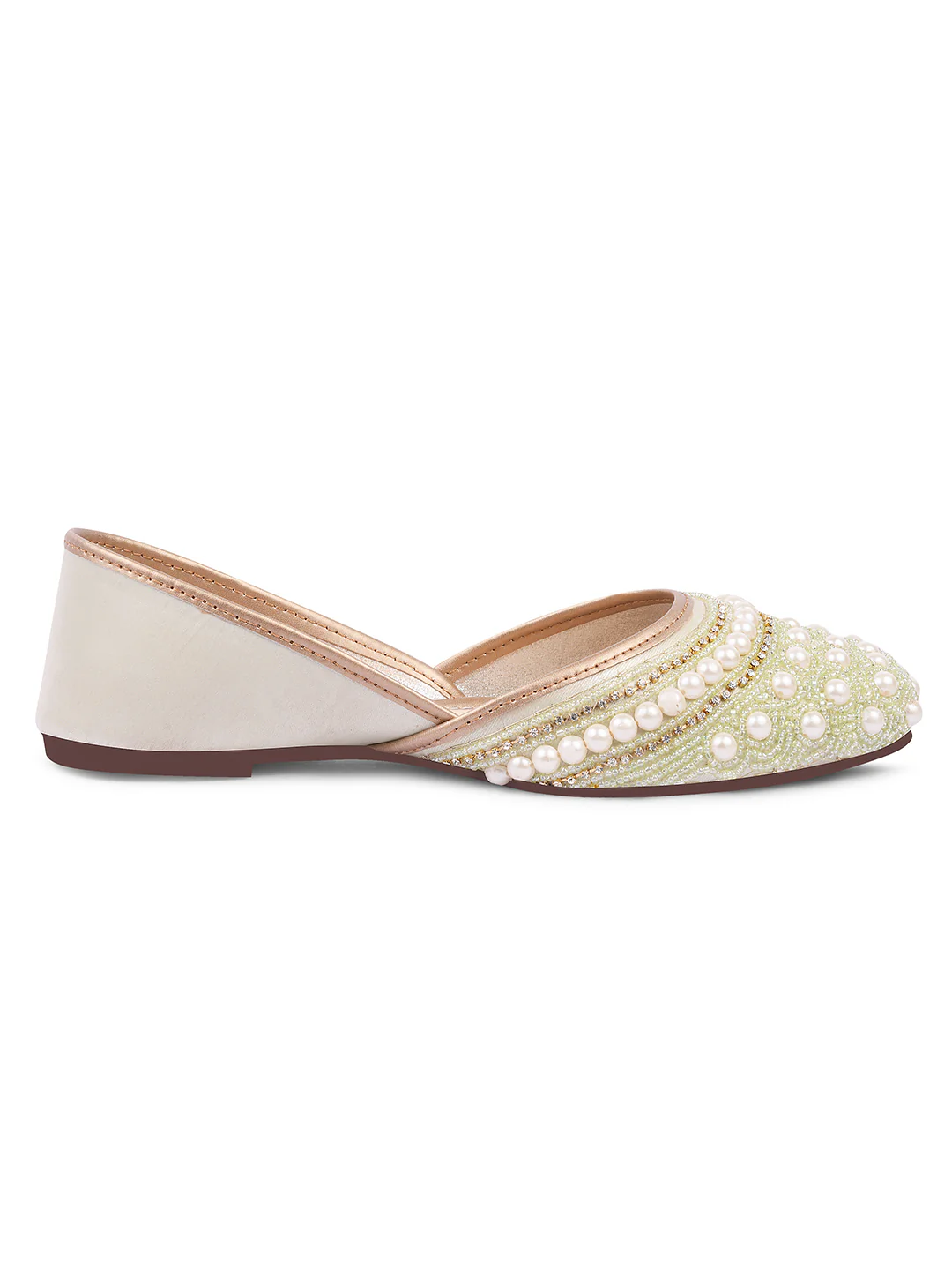 Ethnic Embellished Square Toe Jutti - Image 35