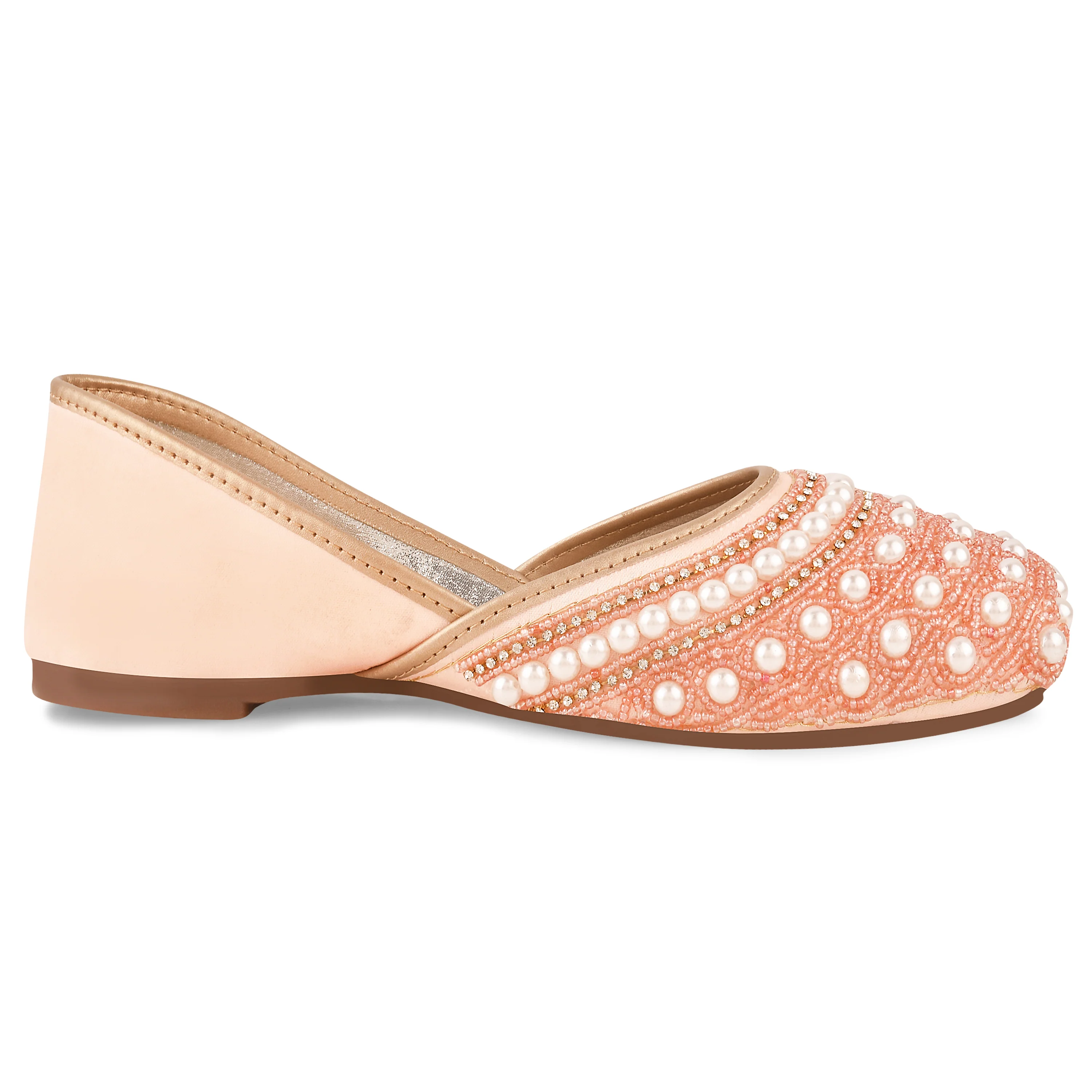 Ethnic Embellished Square Toe Jutti - Image 7