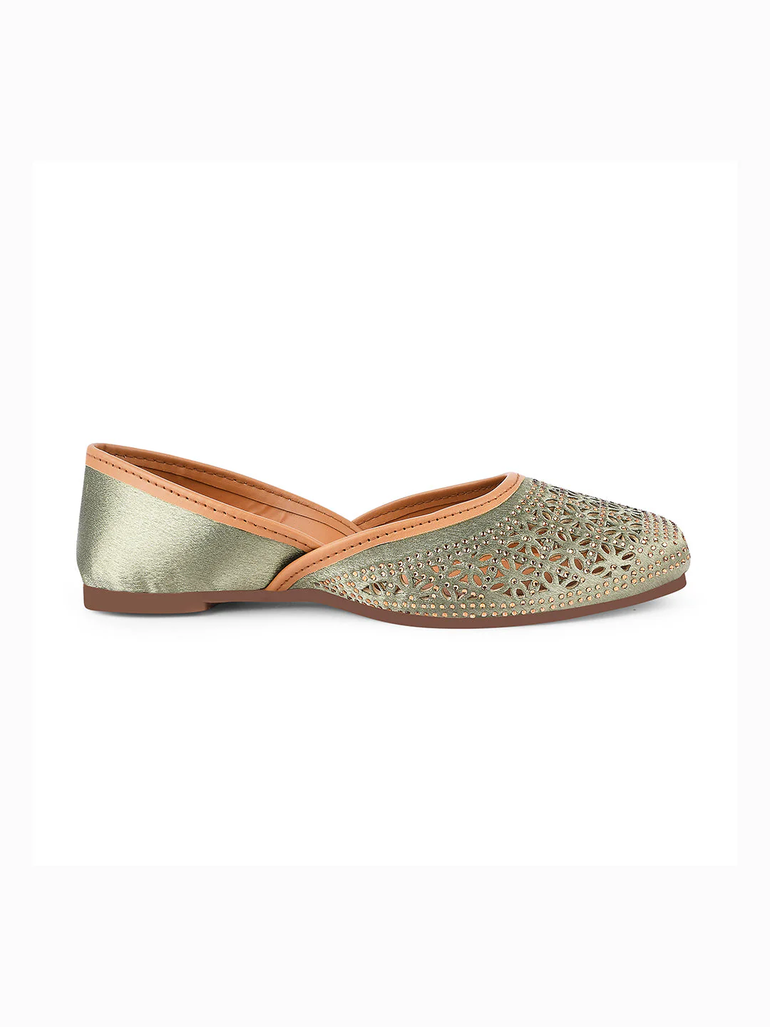 Jm Looks Women's Laser-Cut Juttis - Image 16