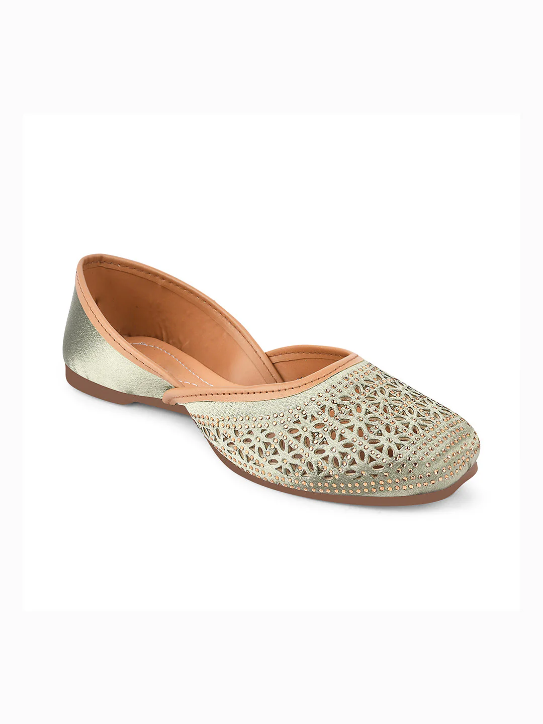 Jm Looks Women's Laser-Cut Juttis - Image 17