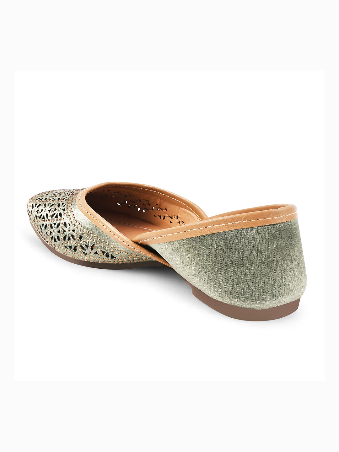 Jm Looks Women's Laser-Cut Juttis - Image 18