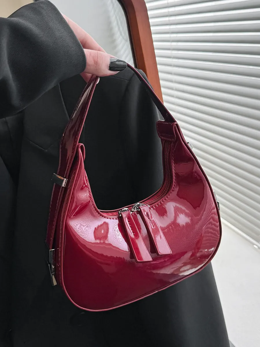 Half Moon Glossy Bag - Image 13