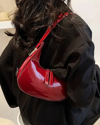 Half Moon Glossy Bag - Image 6