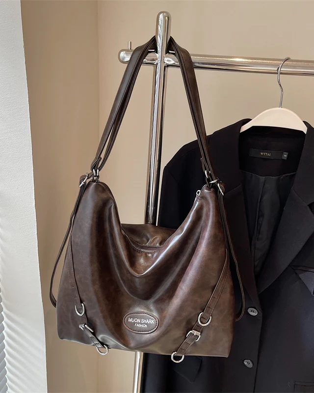 Lightweight large capacity versatile Hobo Shoulder Tote Bag - Image 10