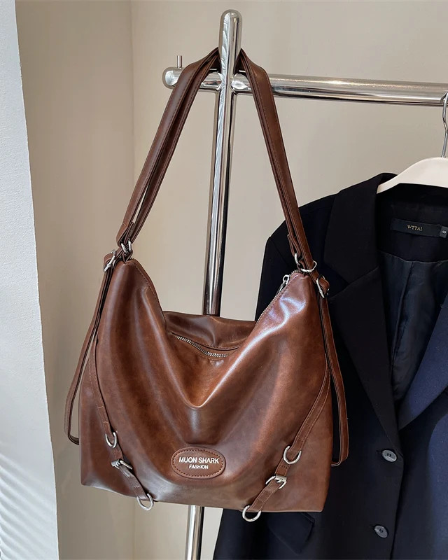 Lightweight large capacity versatile Hobo Shoulder Tote Bag - Image 5