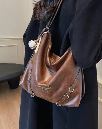 Lightweight large capacity versatile Hobo Shoulder Tote Bag - Image 6