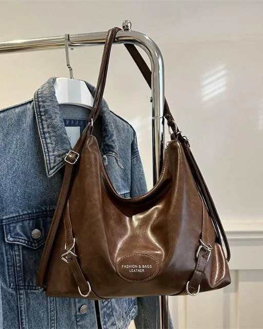 Lightweight large capacity versatile Hobo Shoulder Tote Bag - Image 7