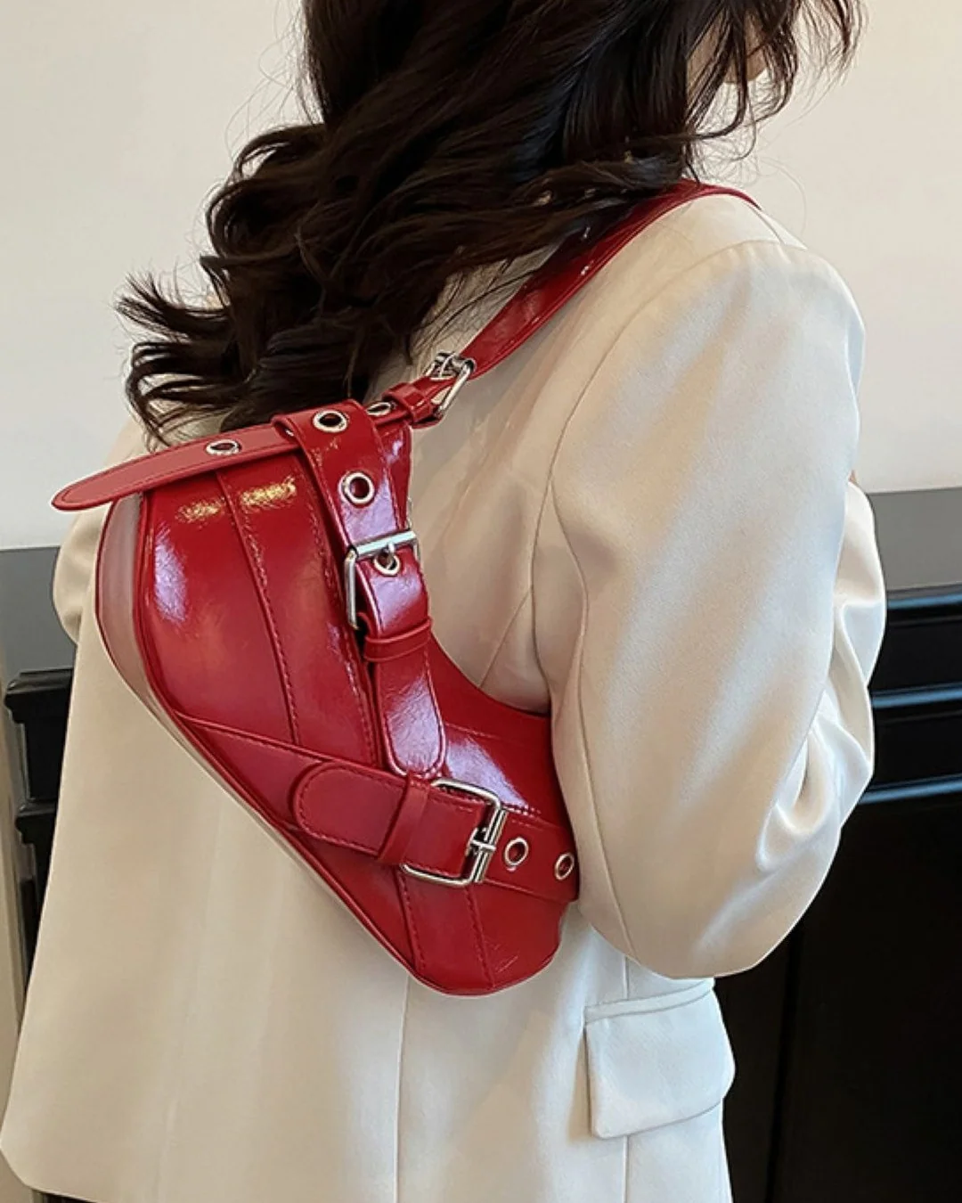 Moto-Chic Shoulder Bag - Image 5