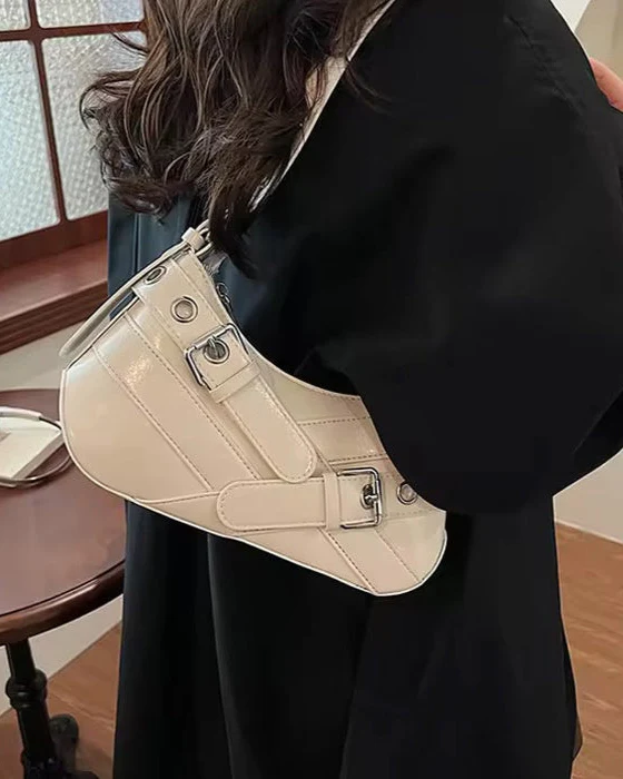 Moto-Chic Shoulder Bag - Image 7