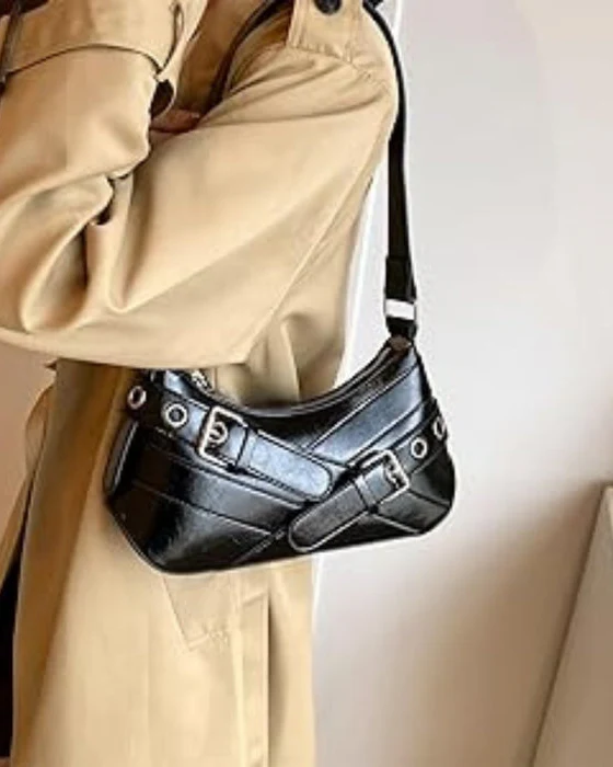Moto-Chic Shoulder Bag - Image 9