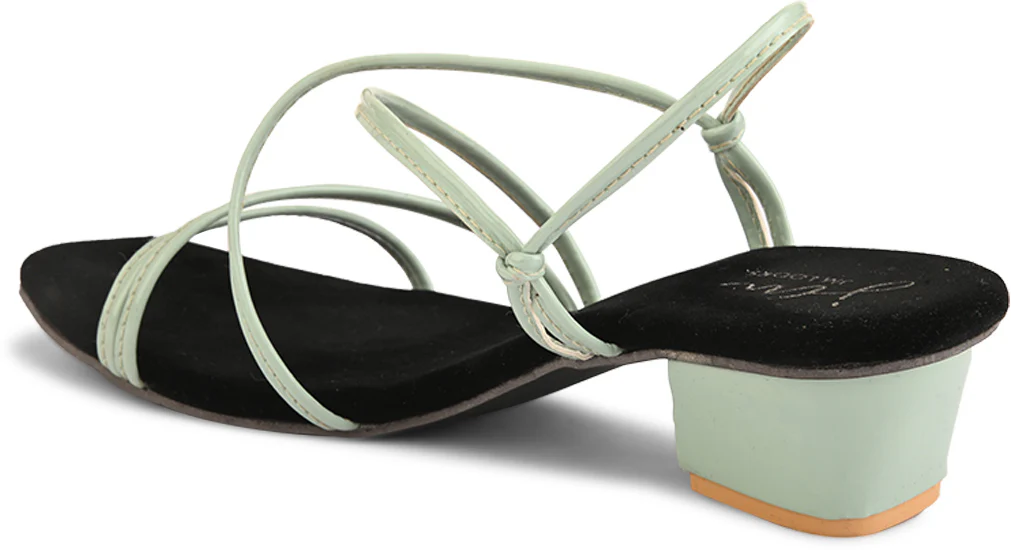 Open-Toe Chunky Heeled Slip on - Image 11