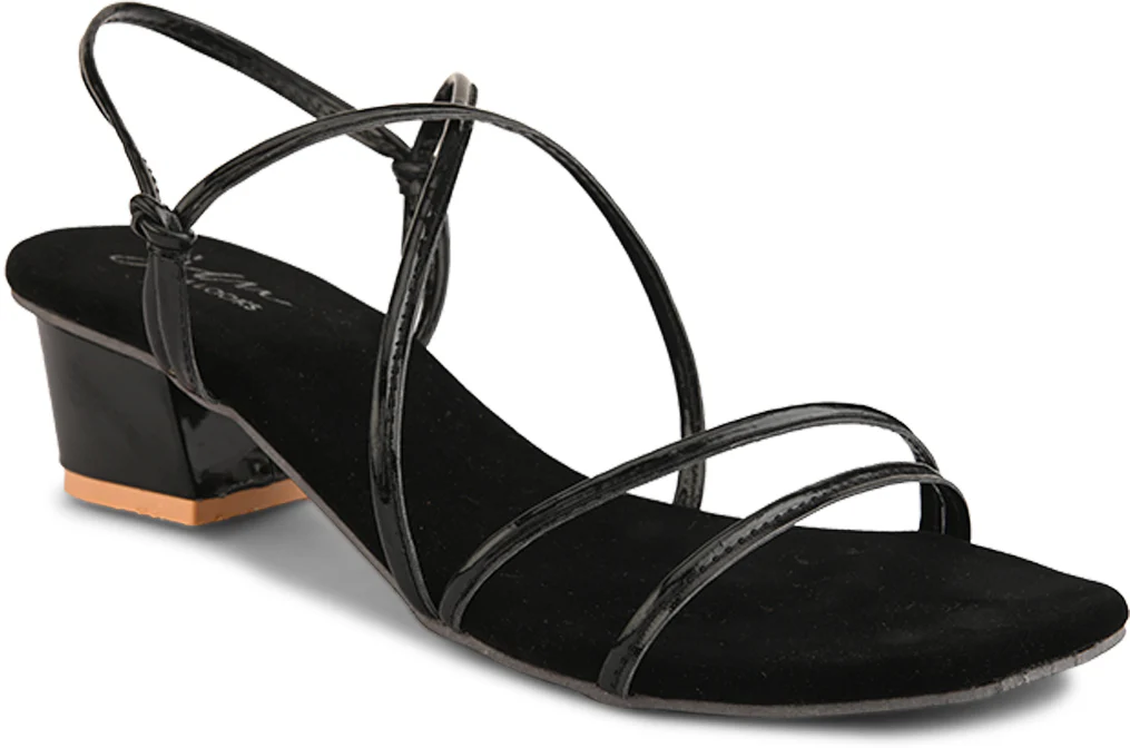 Open-Toe Chunky Heeled Slip on - Image 4