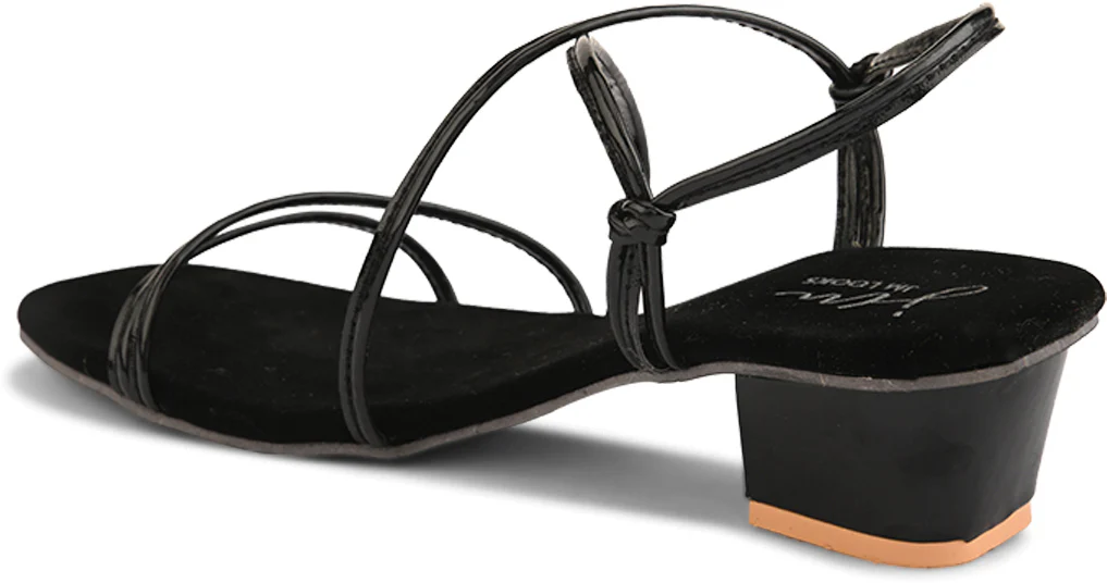 Open-Toe Chunky Heeled Slip on - Image 5