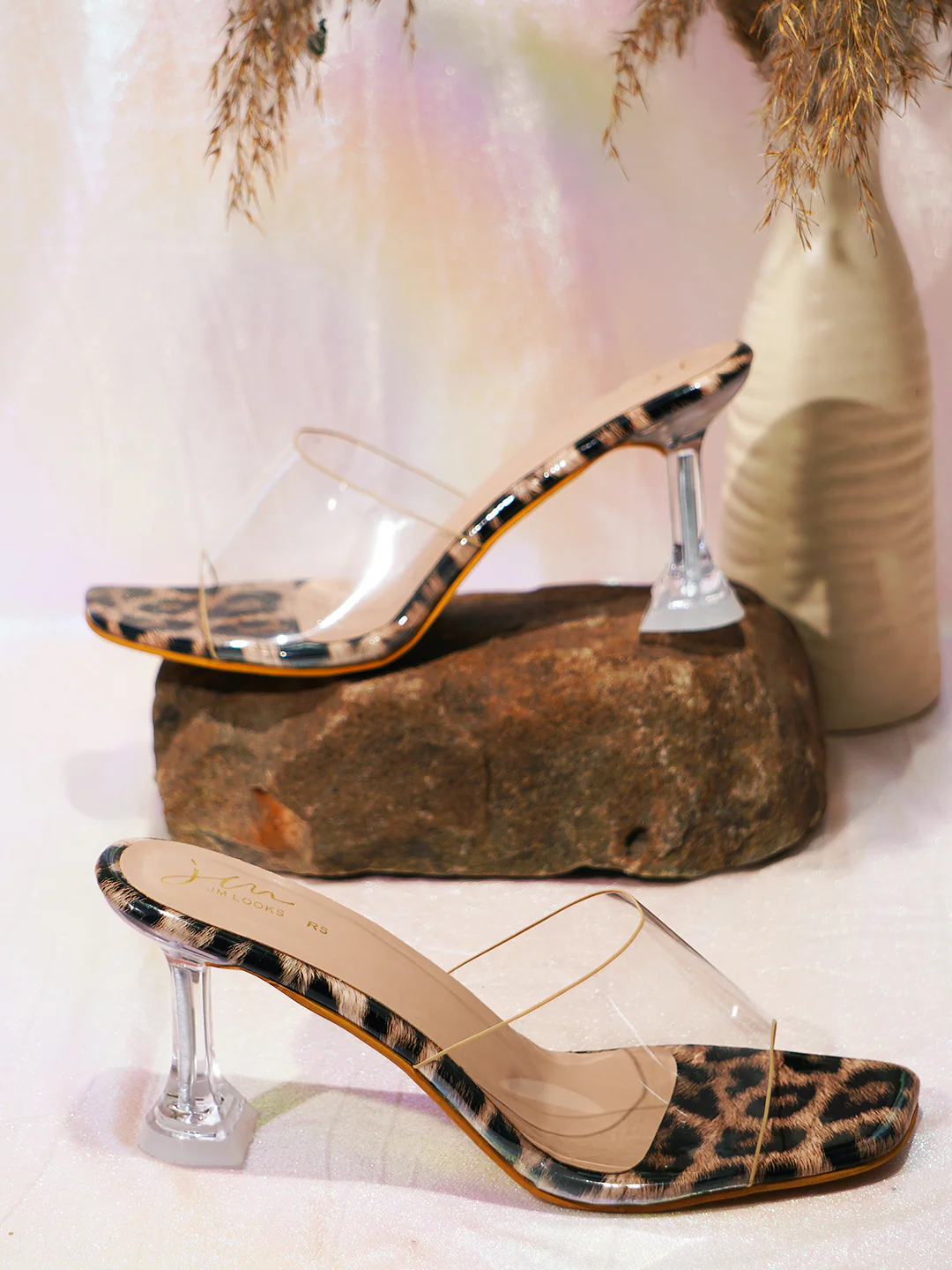 Open-Toe Kitten Heeled Sandals - Image 7