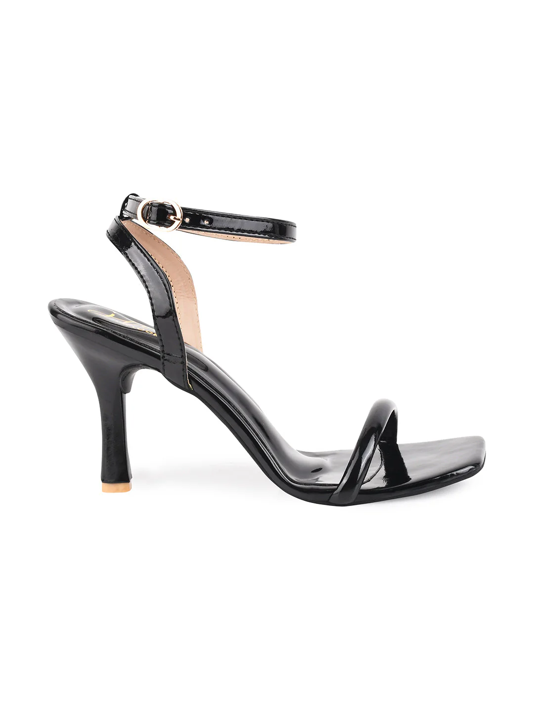 Open-Toe Stilettos with Buckle Closure - Image 11