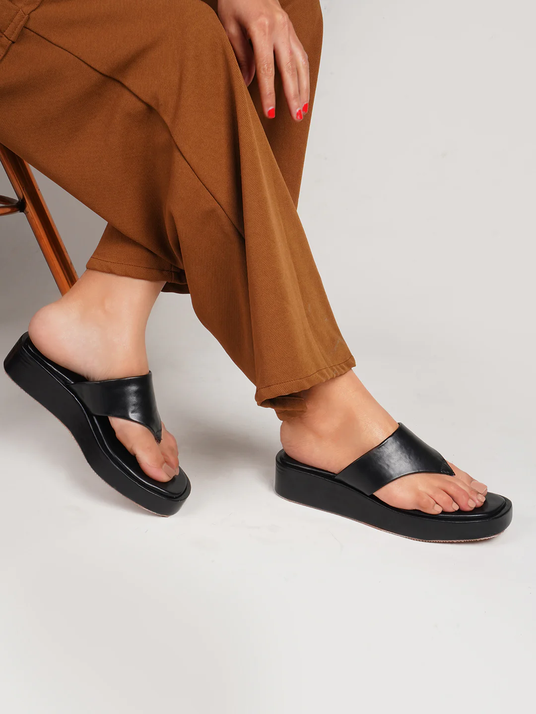 Platform Flats Sandal - Image 13