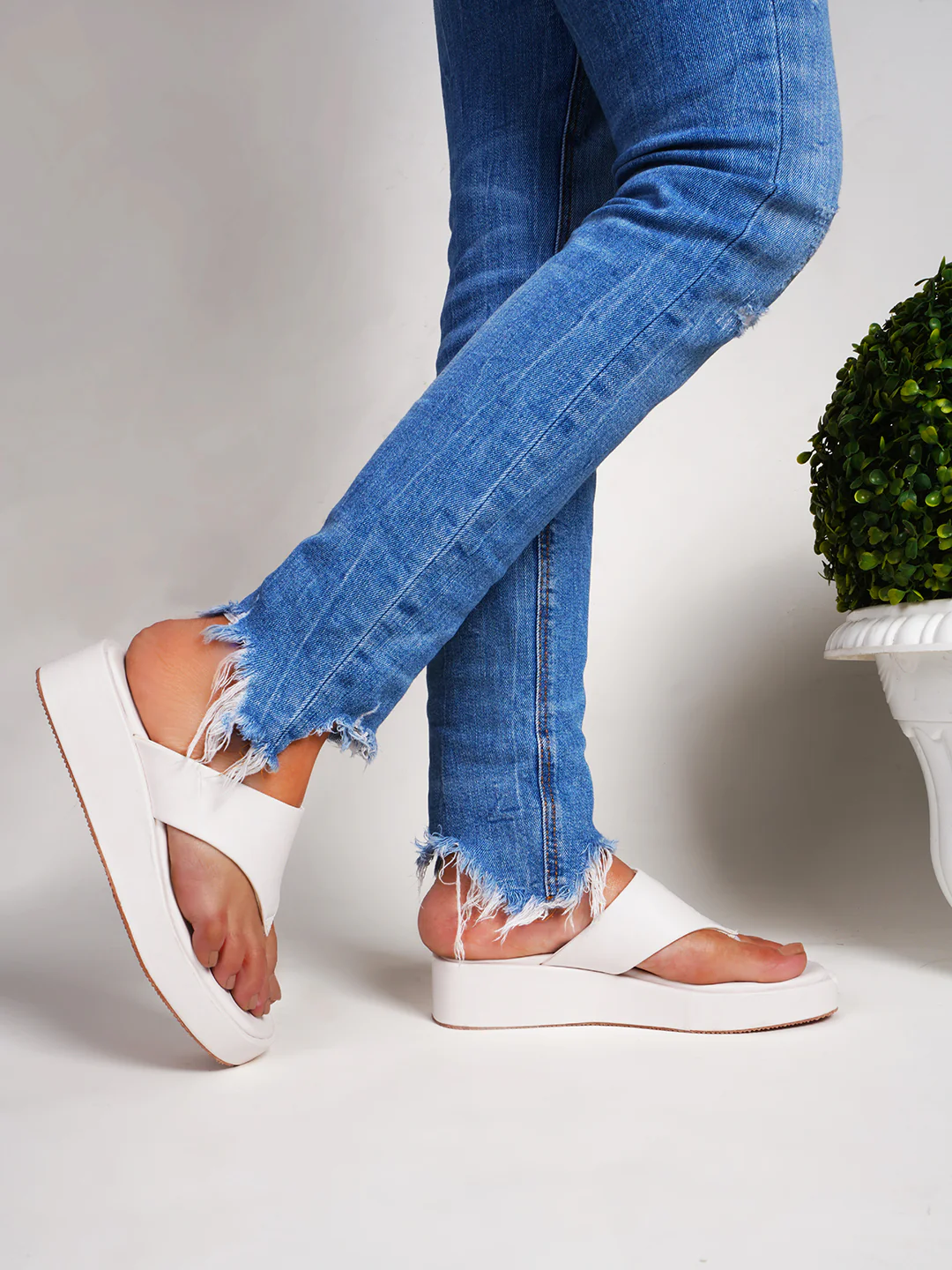 Platform Flats Sandal - Image 3