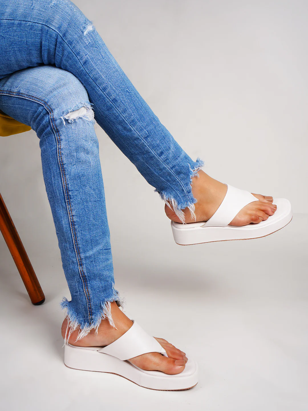 Platform Flats Sandal - Image 4