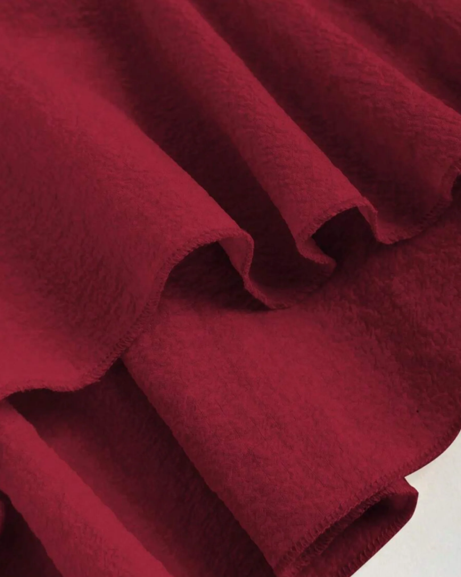 Ruffle Trim Blouse With Sweetheart Neckline - Image 5