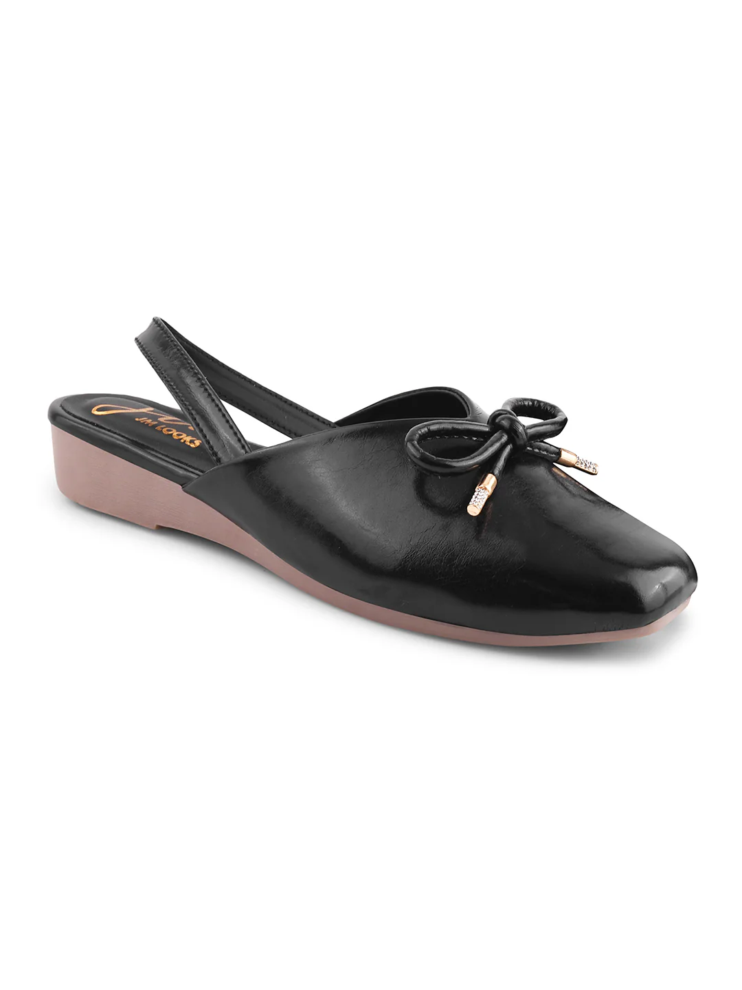 Slingback Bellie Flat Sandal With Bows - Image 6