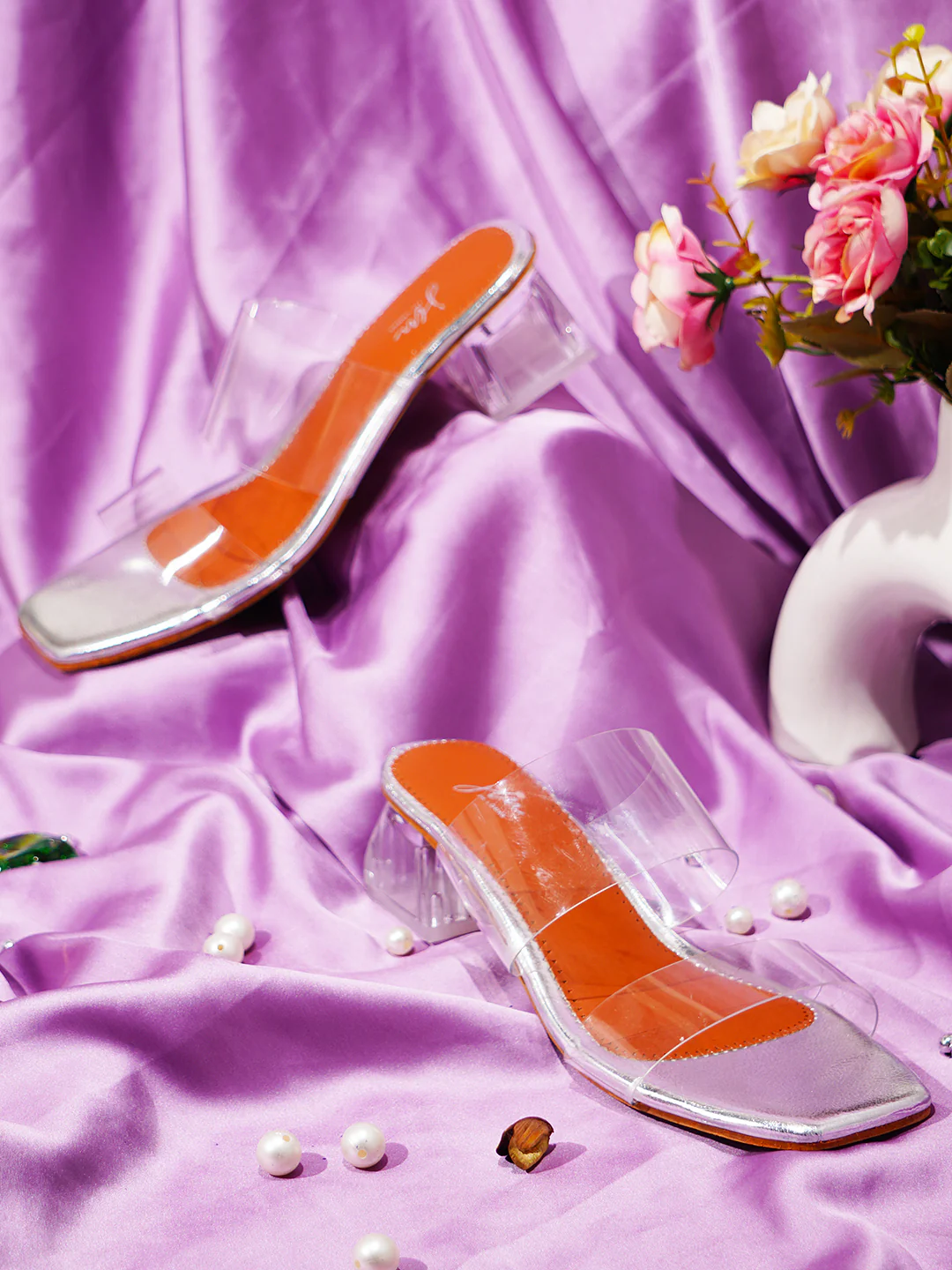Transparent Block Heels - Image 14