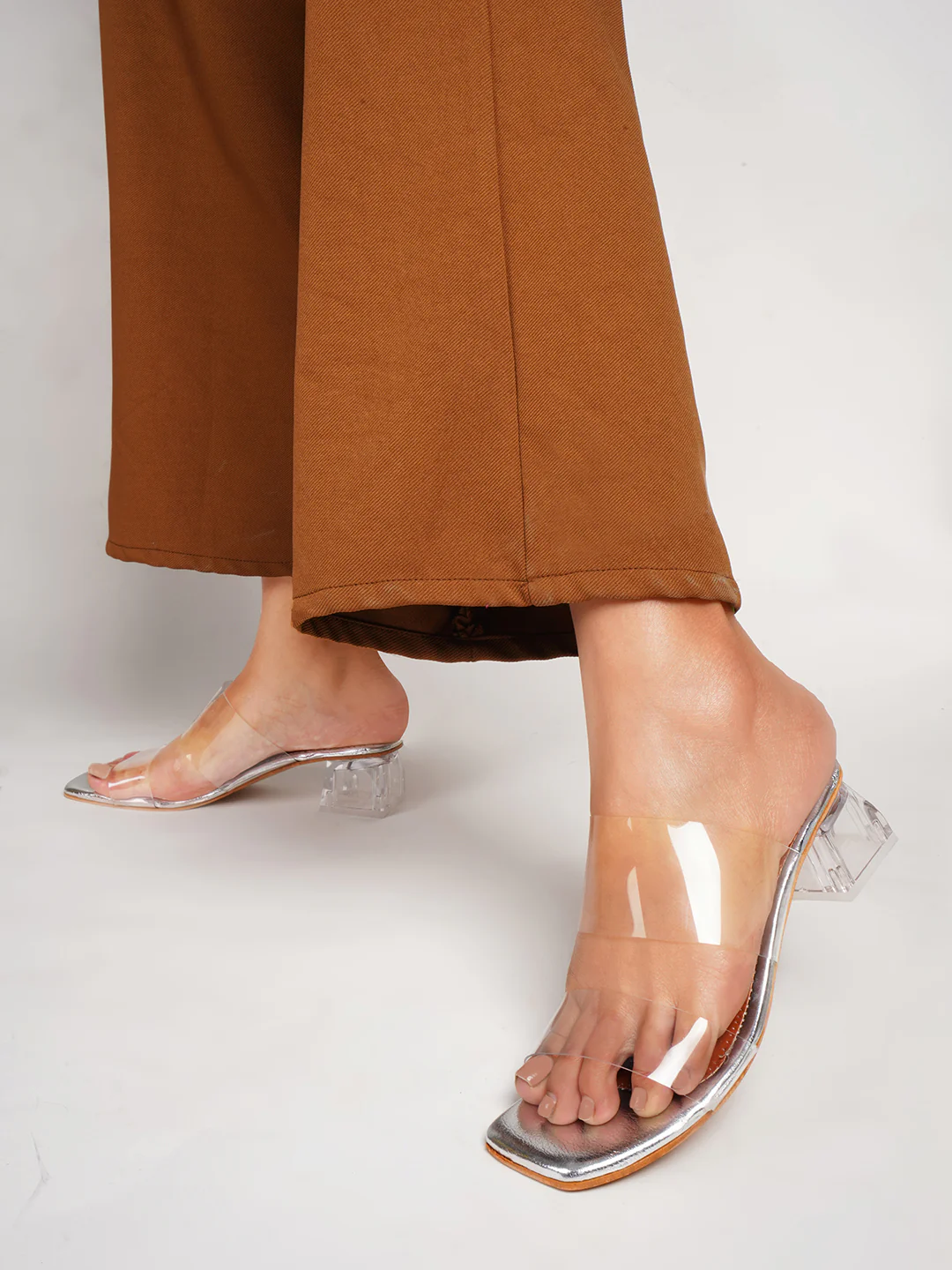 Transparent Block Heels - Image 15