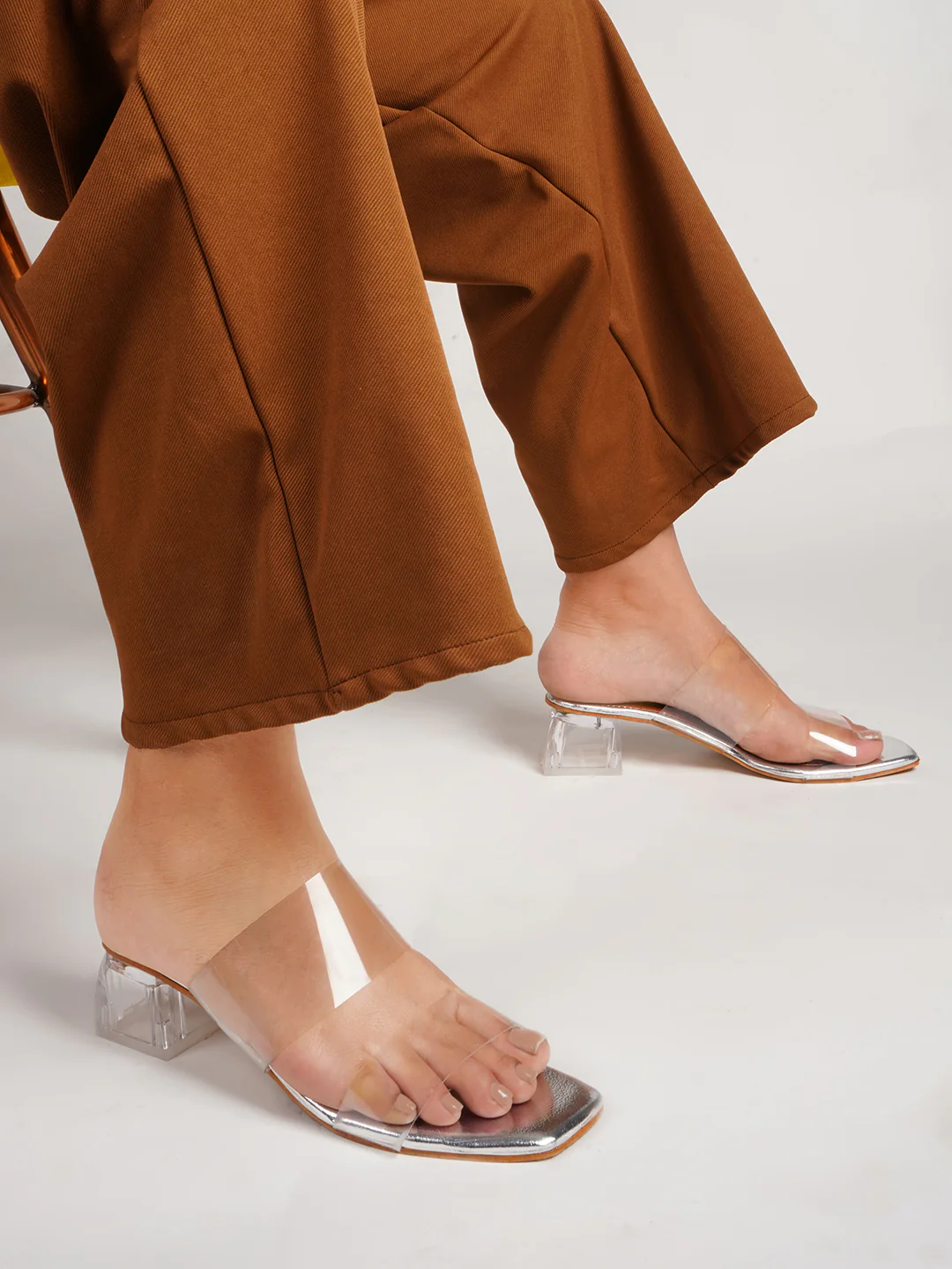 Transparent Block Heels - Image 16