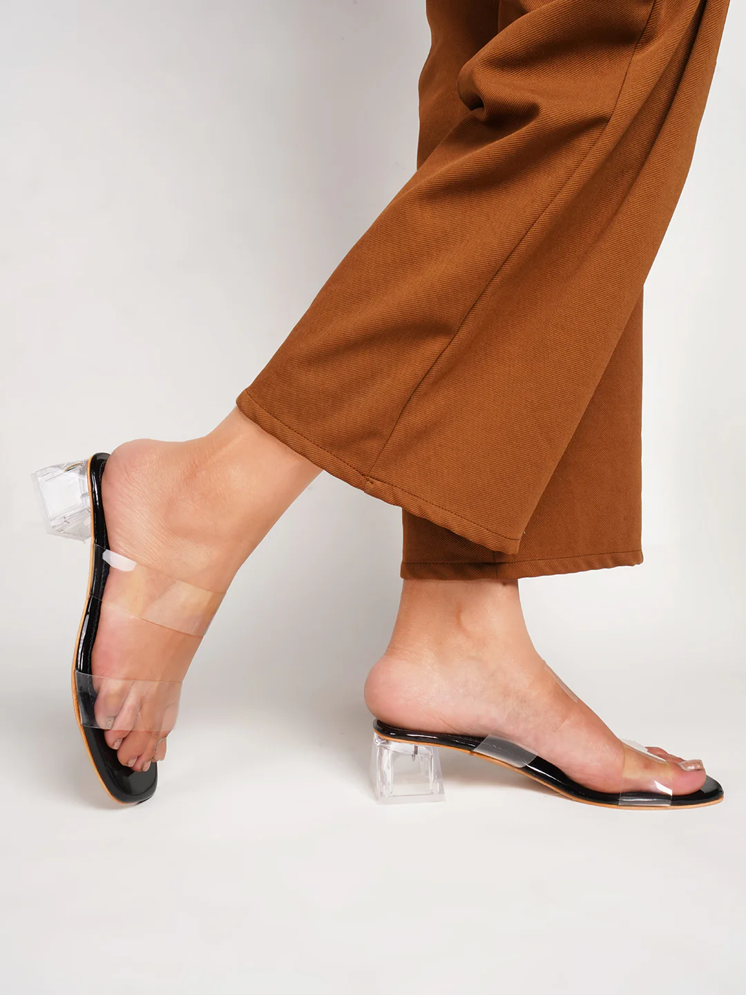 Transparent Block Heels - Image 4