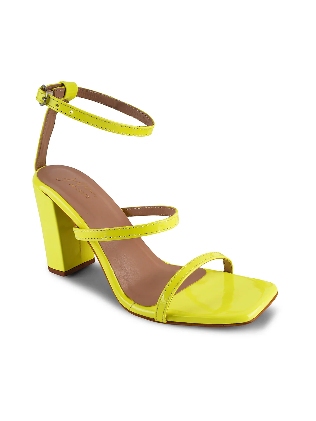 Triple the Chic: Three-Strap Block Slingback Heel - Image 12