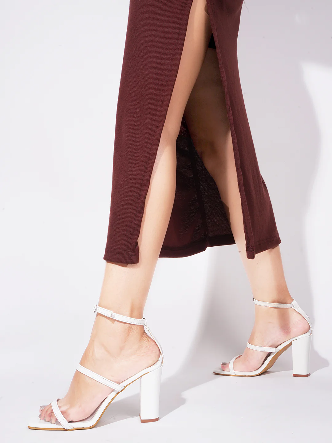 Triple the Chic: Three-Strap Block Slingback Heel - Image 14