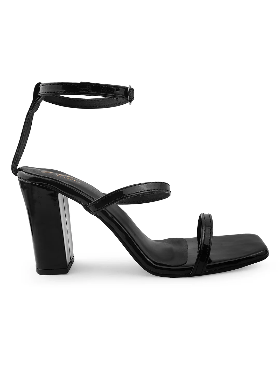 Triple the Chic: Three-Strap Block Slingback Heel - Image 5
