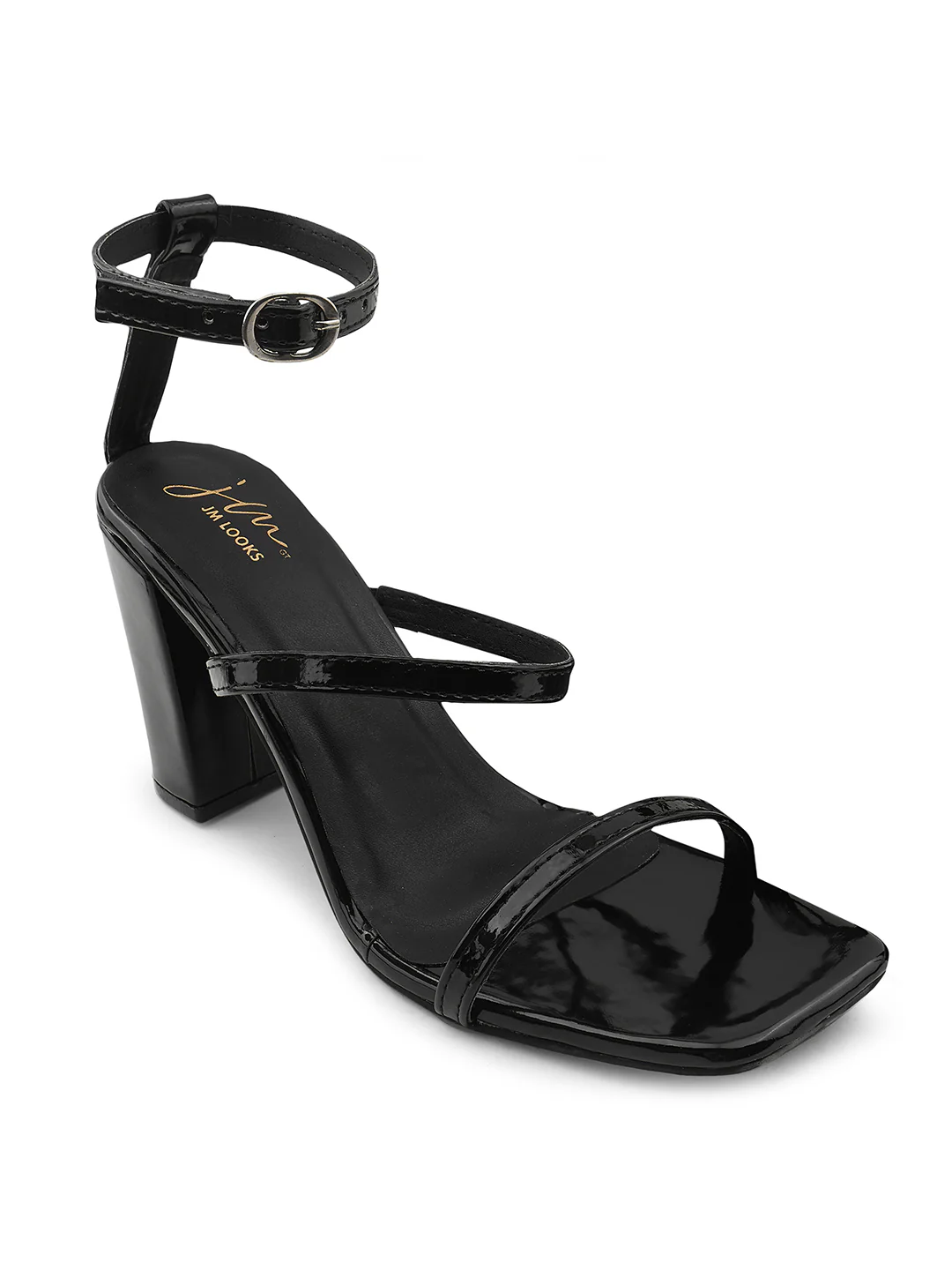 Triple the Chic: Three-Strap Block Slingback Heel - Image 6