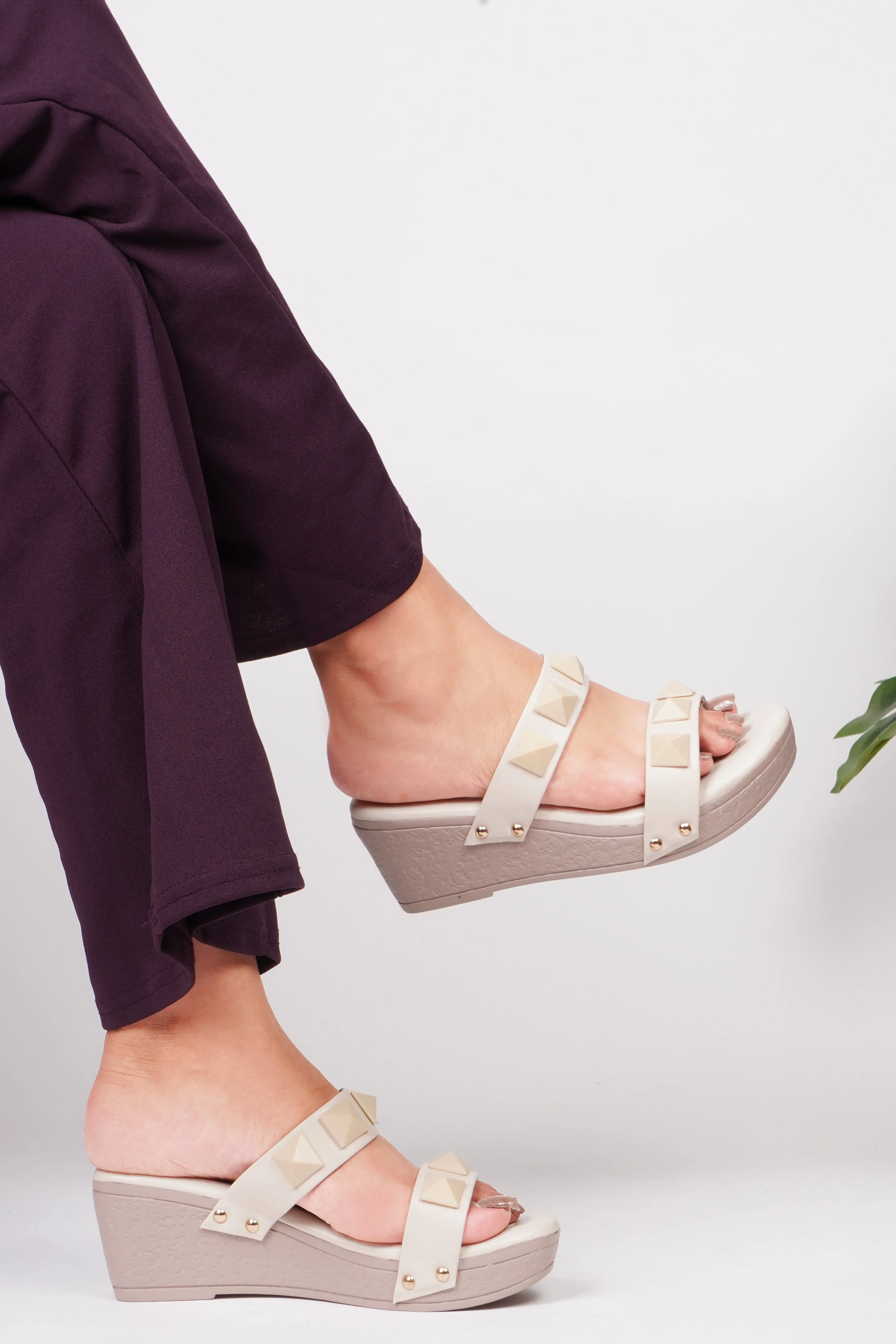 Women Open-Toe Slip-On Wedge - Image 15