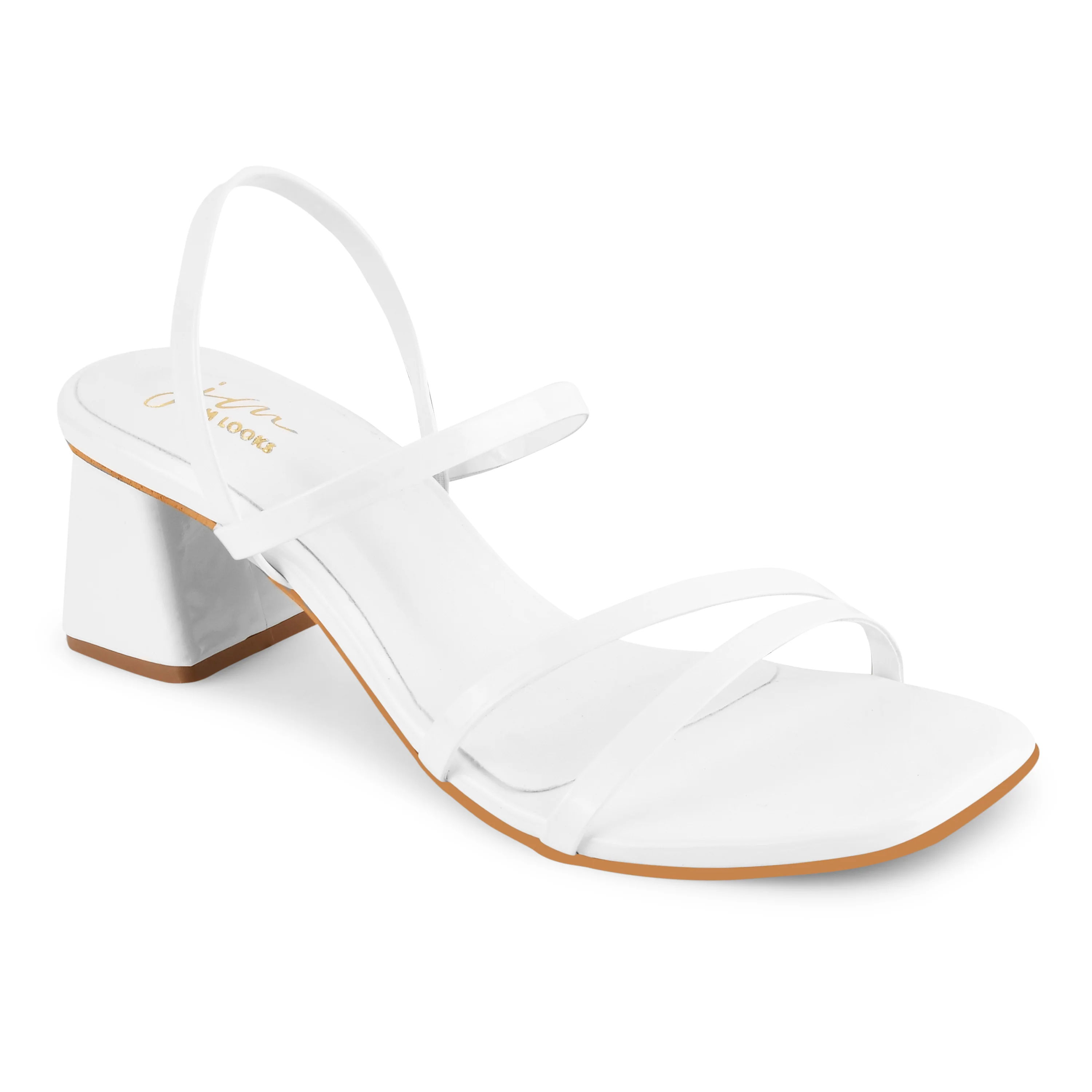 Women Strappy Slingback Chunky Heeled Sandals - Image 17